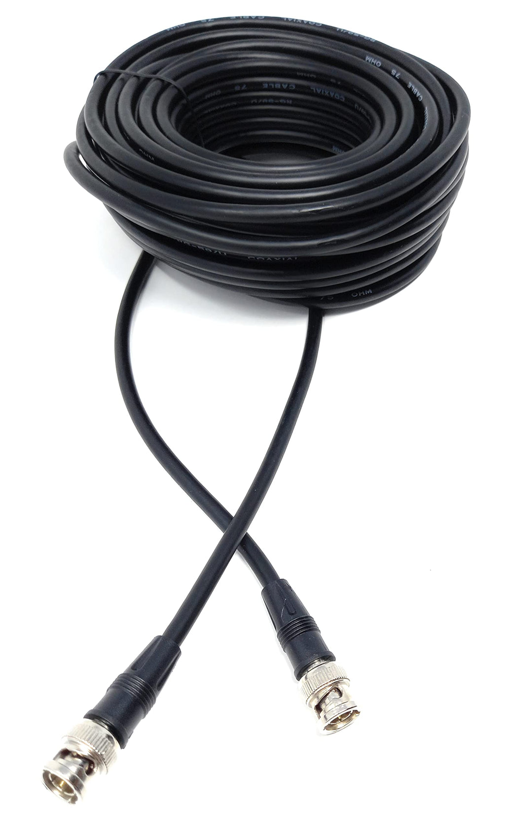 DRUT BNC to BNC Cable Lead, Coaxial RG59/RG59U 75ohm for CCTV Video Camera, Male to Male Plugs