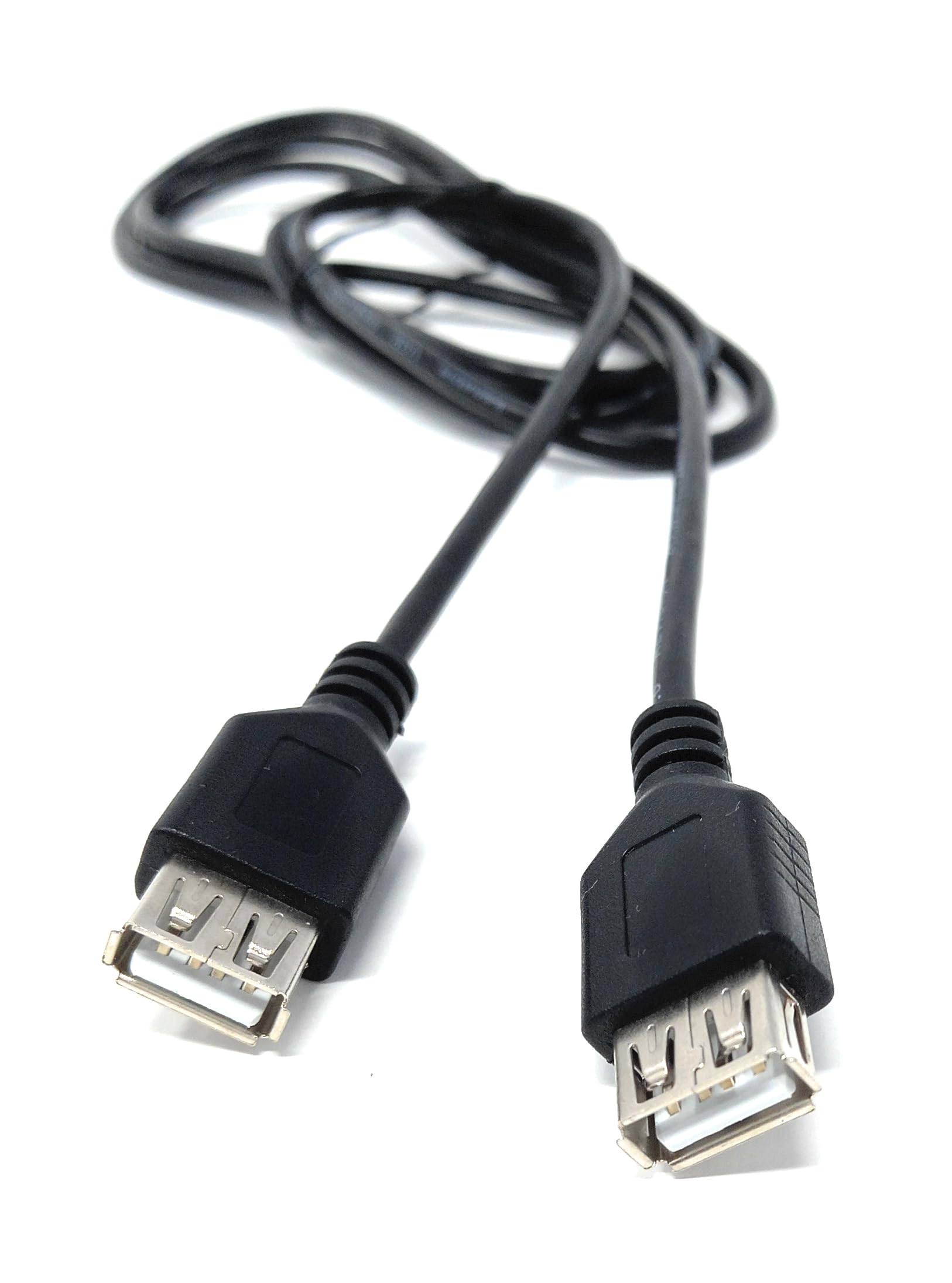 DRUT 1.6m USB 2.0 Female to Female Cable, Socket to Socket Extension 24AWG High Speed Lead, Gender Changer 5.5ft