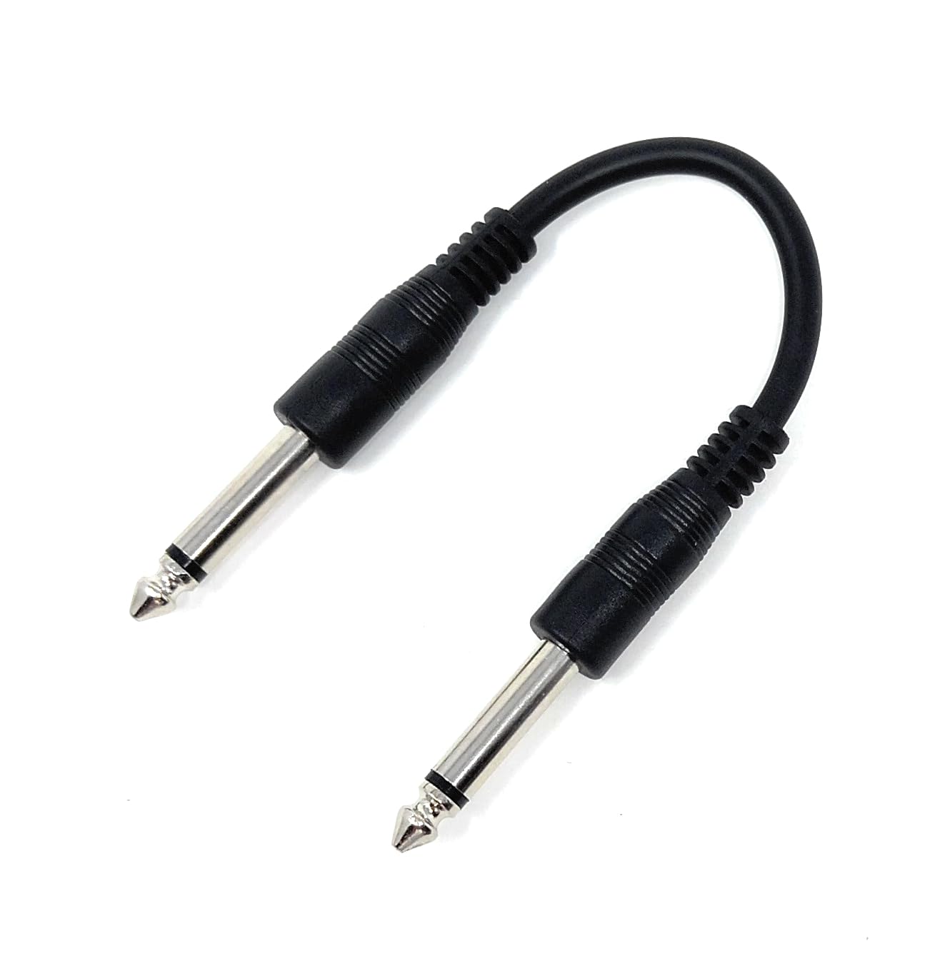 DRUT 6.35mm 1/4" TS Mono Jack to Jack Plug Lead for Guitar, Amplifiers, Music Instruments, Speakers, Microphone Cable