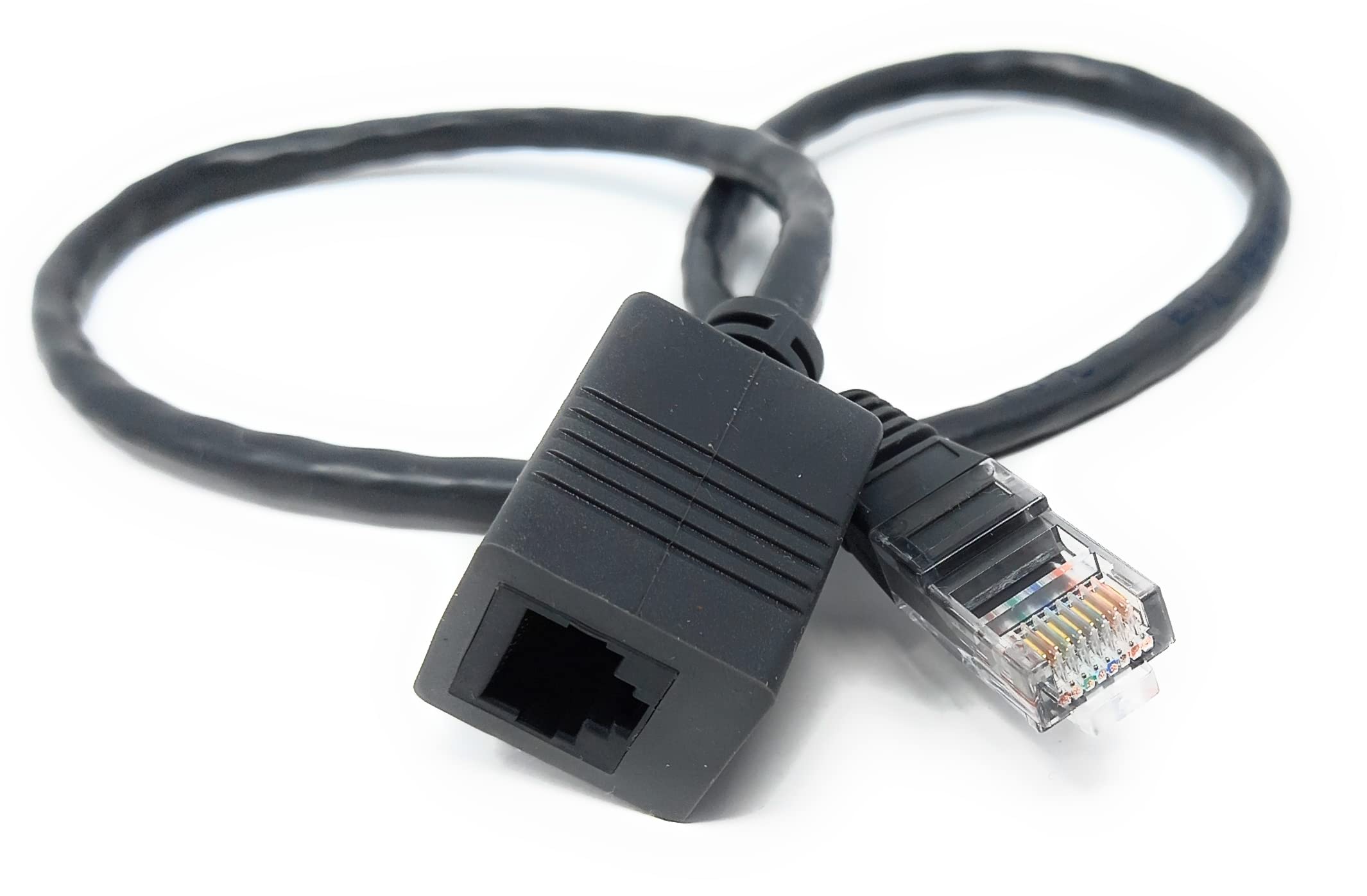 DRUT Cat5e Ethernet Extension Cable - RJ45 UTP Male to Female Network Patch Lead for Internet, LAN, and Computer Connections