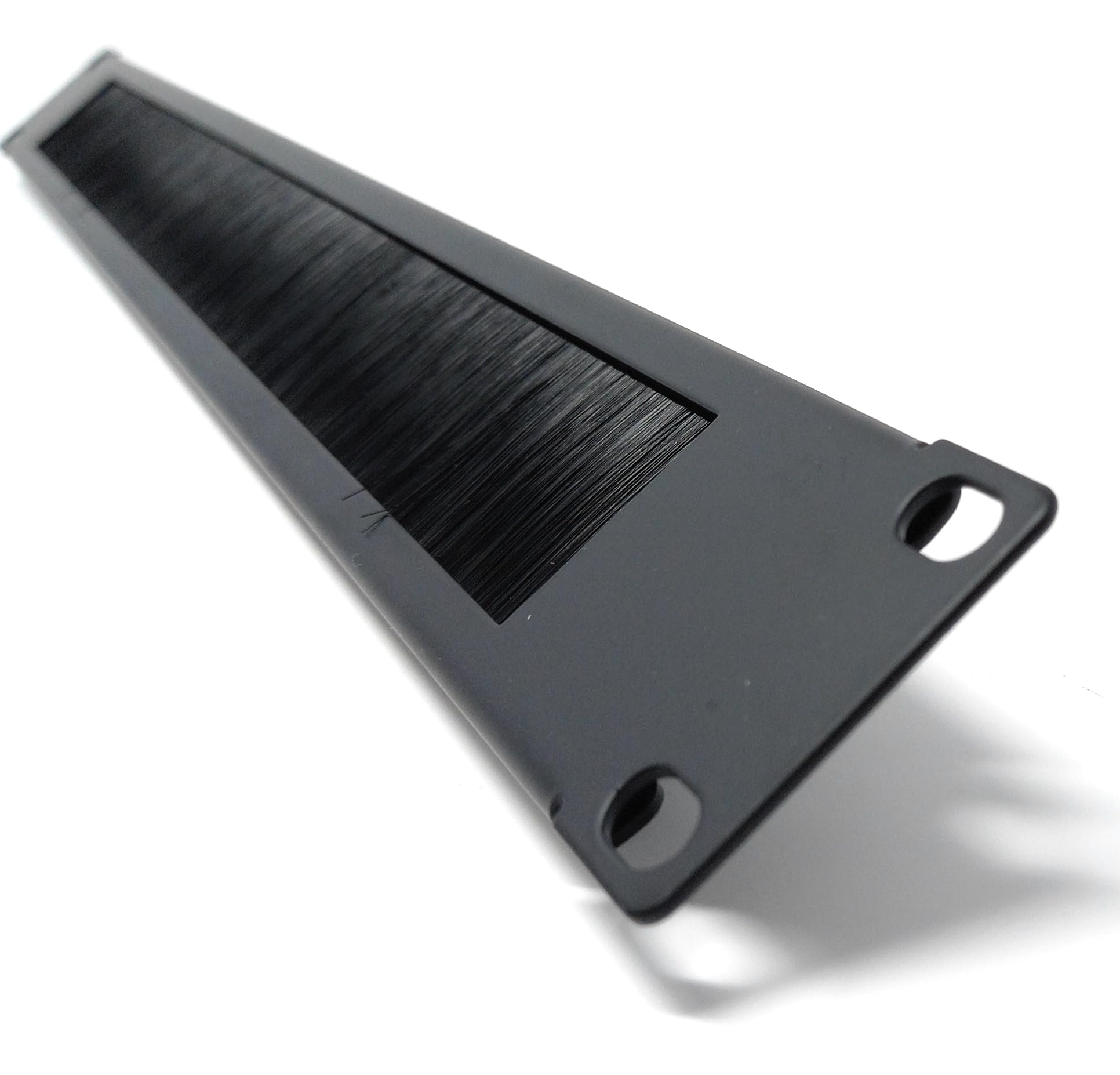 1U 19-inch Brush Plate Panel Cable Management for Data Cabinet Rack Mount, Tidy Cable Entry for Clean and Organized Environment