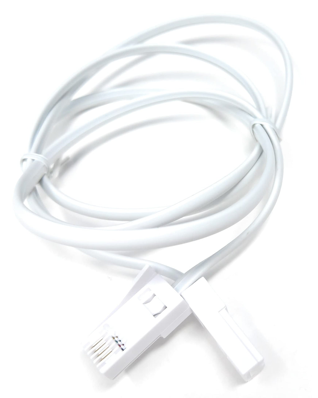 DRUT BT to BT 4 Wire 431A Male to Male Plug Telephone Flat Cable Lead