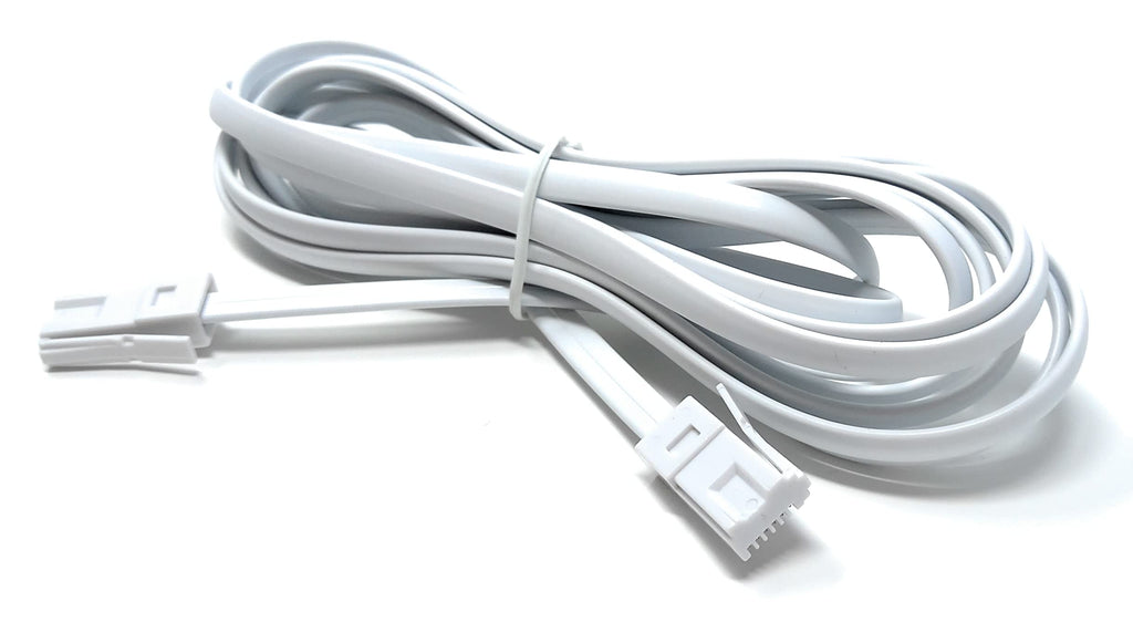 DRUT BT to BT 6 Wire (631A) Male to Male Plug Telephone Flat Cable Lead