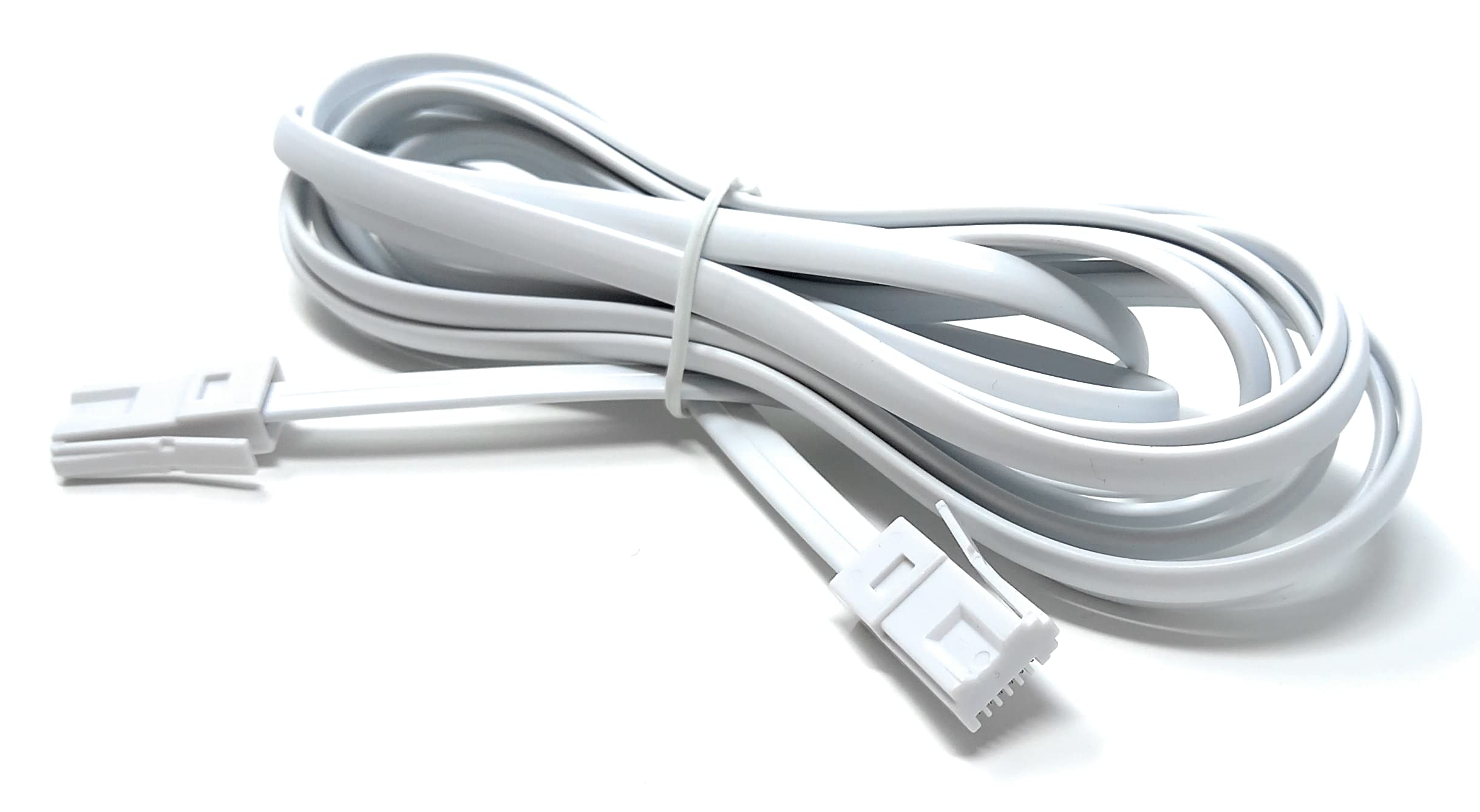 DRUT BT to BT 6 Wire (631A) Male to Male Plug Telephone Flat Cable Lead