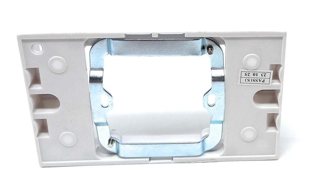 Single Gang Wall Socket to Double Wall Gang Socket Converter Faceplate, Providing Additional Outlets