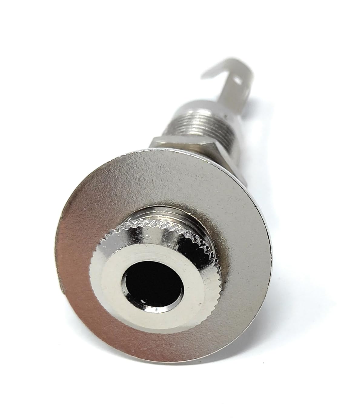 DRUT 6.35mm TRS Stereo Panel Chassis Output Jack Socket for Electric/Bass Guitar, Music Instruments, Adapter, Soldering Terminal Ends