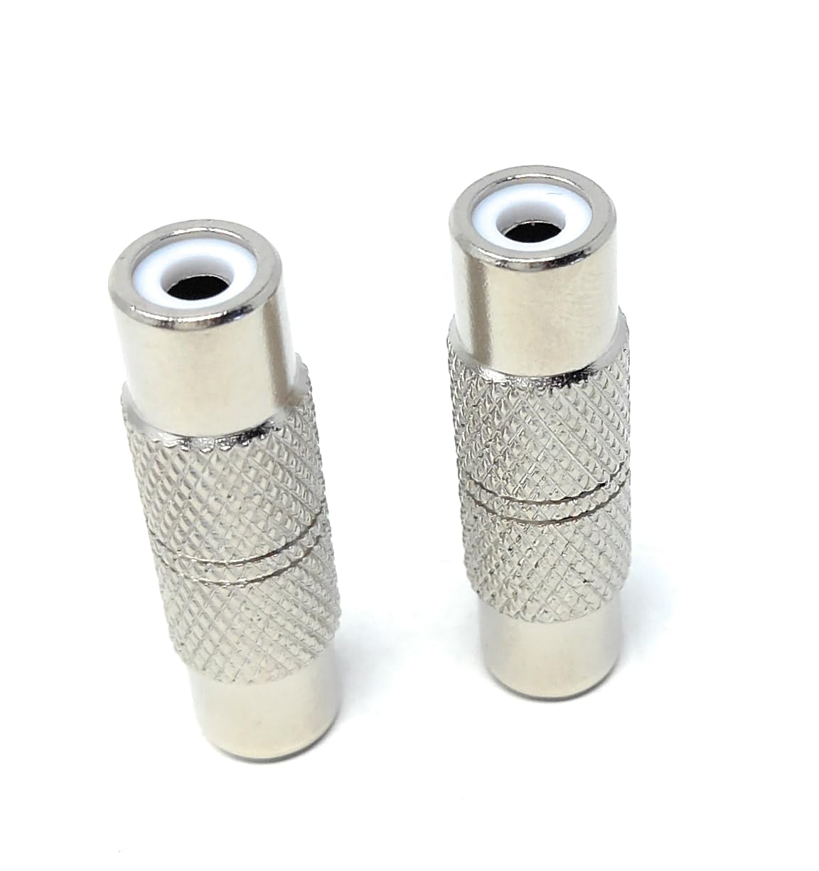 DRUT RCA Female to RCA Female Coupler, Single Phono Socket to Socket Adapter for RCA Cables, Speakers, Amplifiers, and Audio Systems