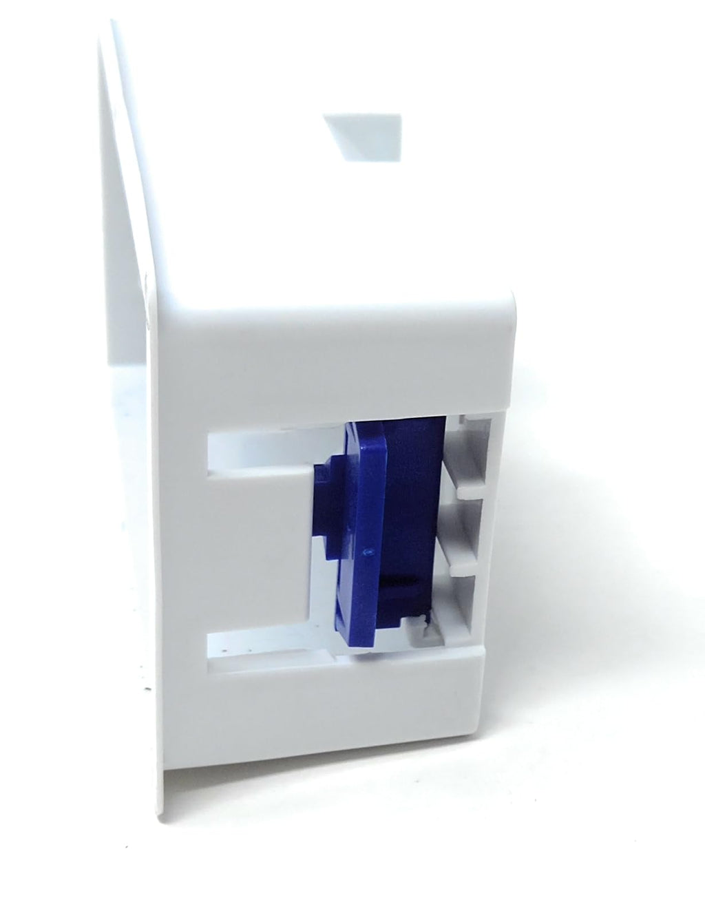 Double 2 Gang Dry Lining Back Plasterboard Box 47mm, Pattress Box with Adjustable Lugs, for Faceplate