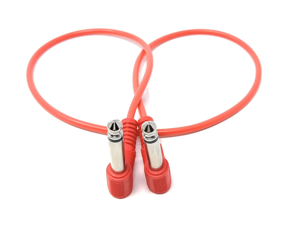 DRUT 6.35mm 1/4" TS Mono Jack to Jack Plug Lead for Guitar, Amplifiers, Music Instruments, Speakers, Microphone Cable