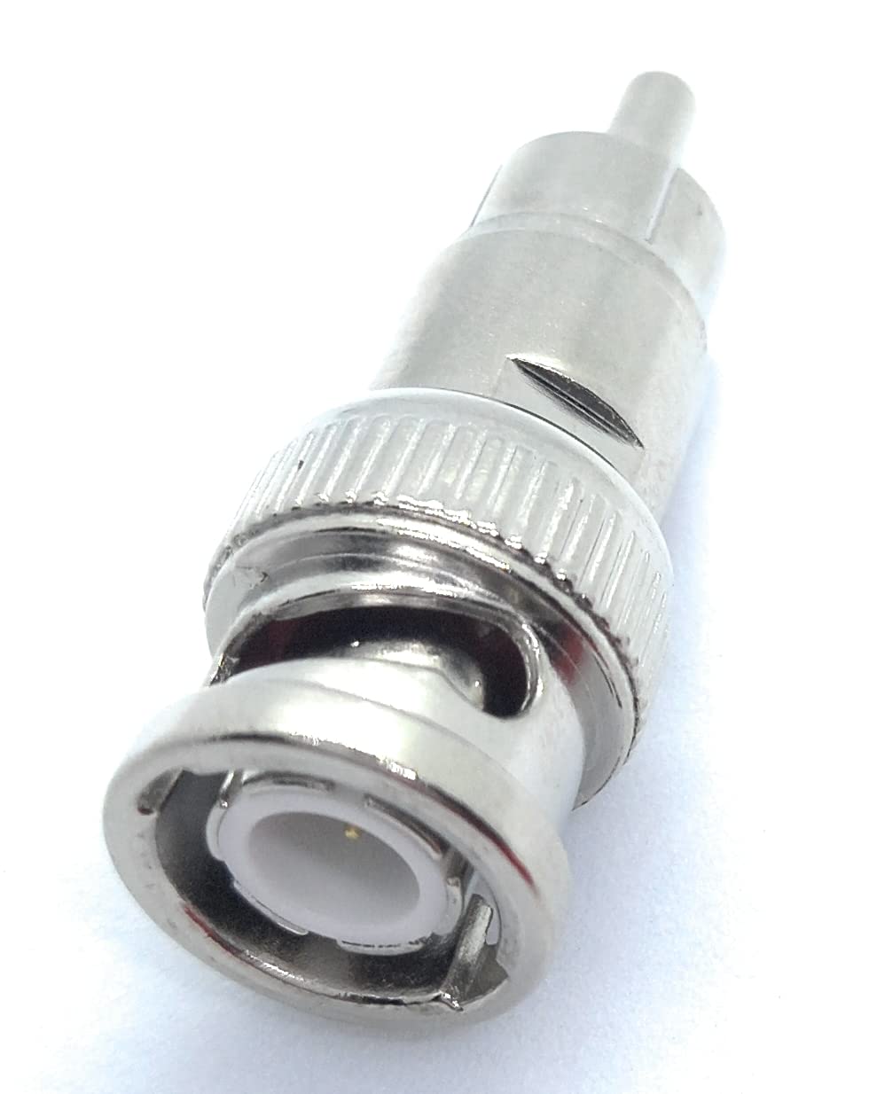 DRUT BNC Male to RCA Phono Male Plug Connector CCTV Camera Cable Video Adapter