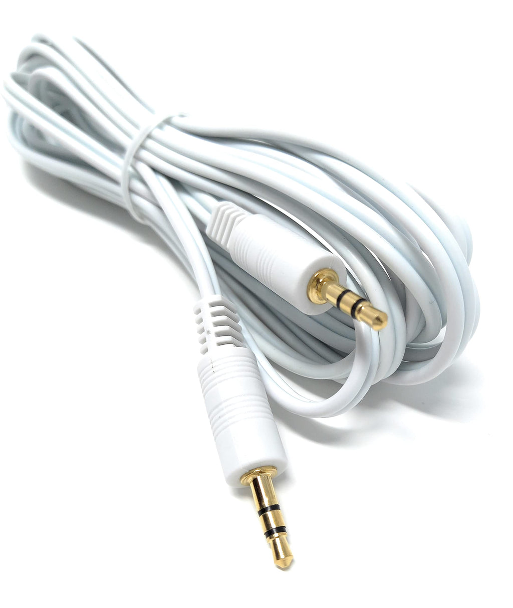 DRUT 3.5mm to 3.5mm Stereo Audio AUX Cable Gold Connectors, Small 3 pin Jack to Jack Speaker Lead