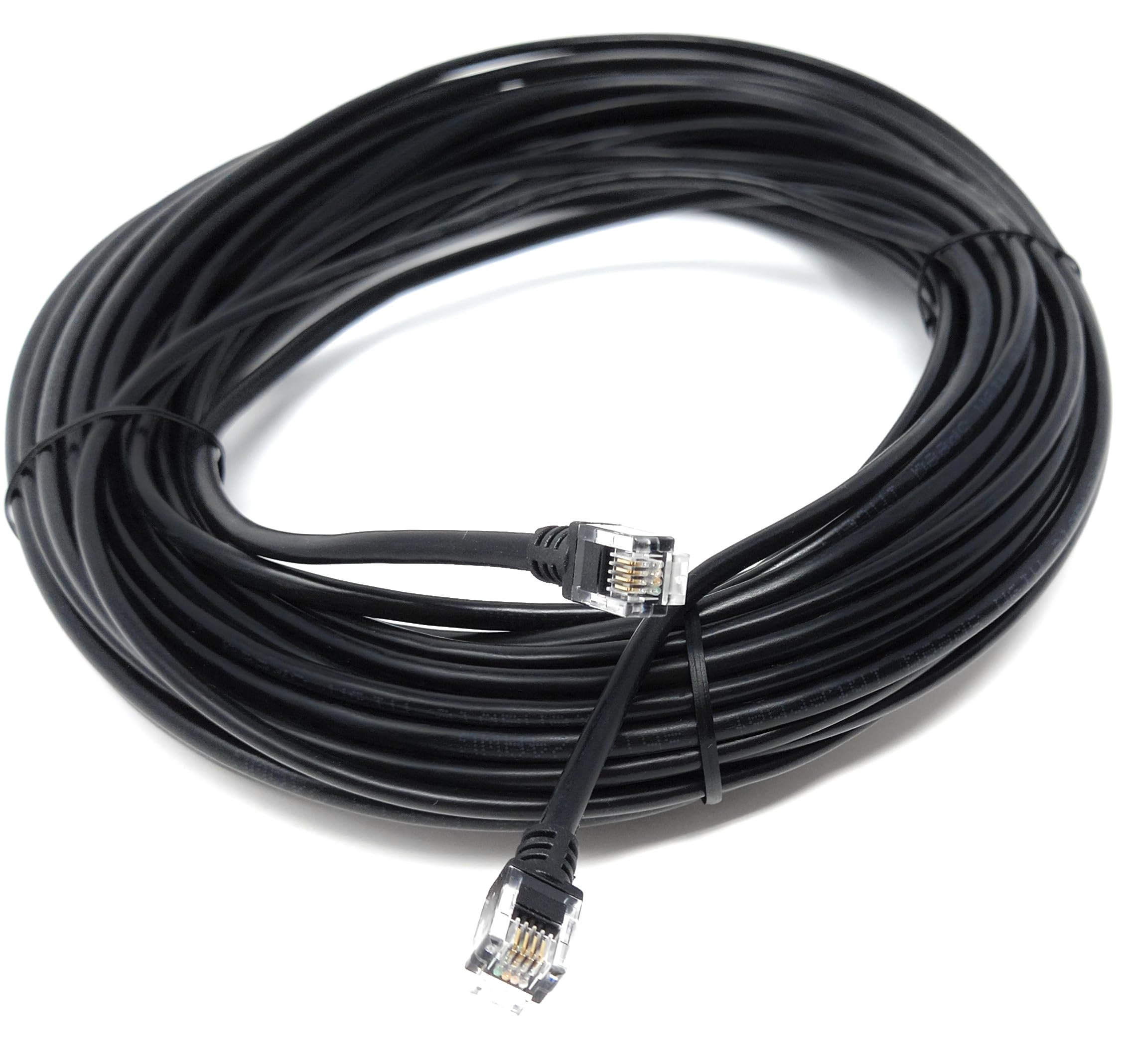 RJ11 to RJ11 ADSL 2 High Speed Broadband Modem Telephone Cable Transmits Data Up to 100 Mbits/sec, 26 AWG Supports Analogue or Digital (DSL/ISDN) Applications