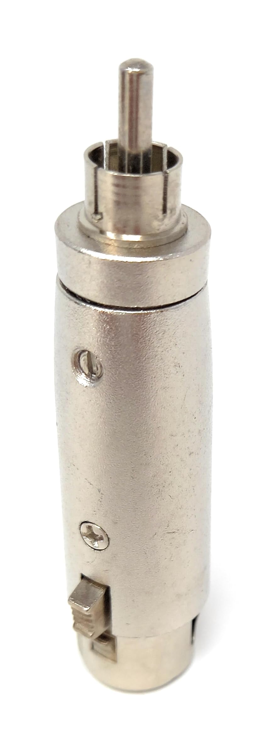 DRUT XLR Female to RCA Male Audio Adapter, Balanced to Unbalanced Connector, Metal Construction, Professional Microphone Mixer DJ Equipment Converter