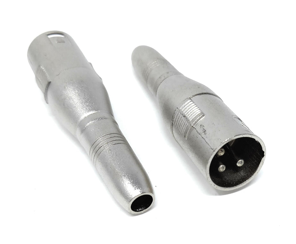 DRUT XLR Male 3 Pins to 6.35mm Stereo Socket Audio Cable Adapter Converter