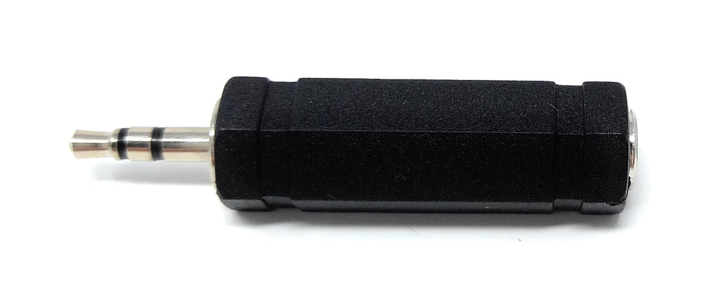 DRUT 3.5mm Stereo Plug to 6.35mm Stereo Socket Audio Adapter 1/4 inch Female to 1/8 inch Male Headphone Microphone Cable Converter