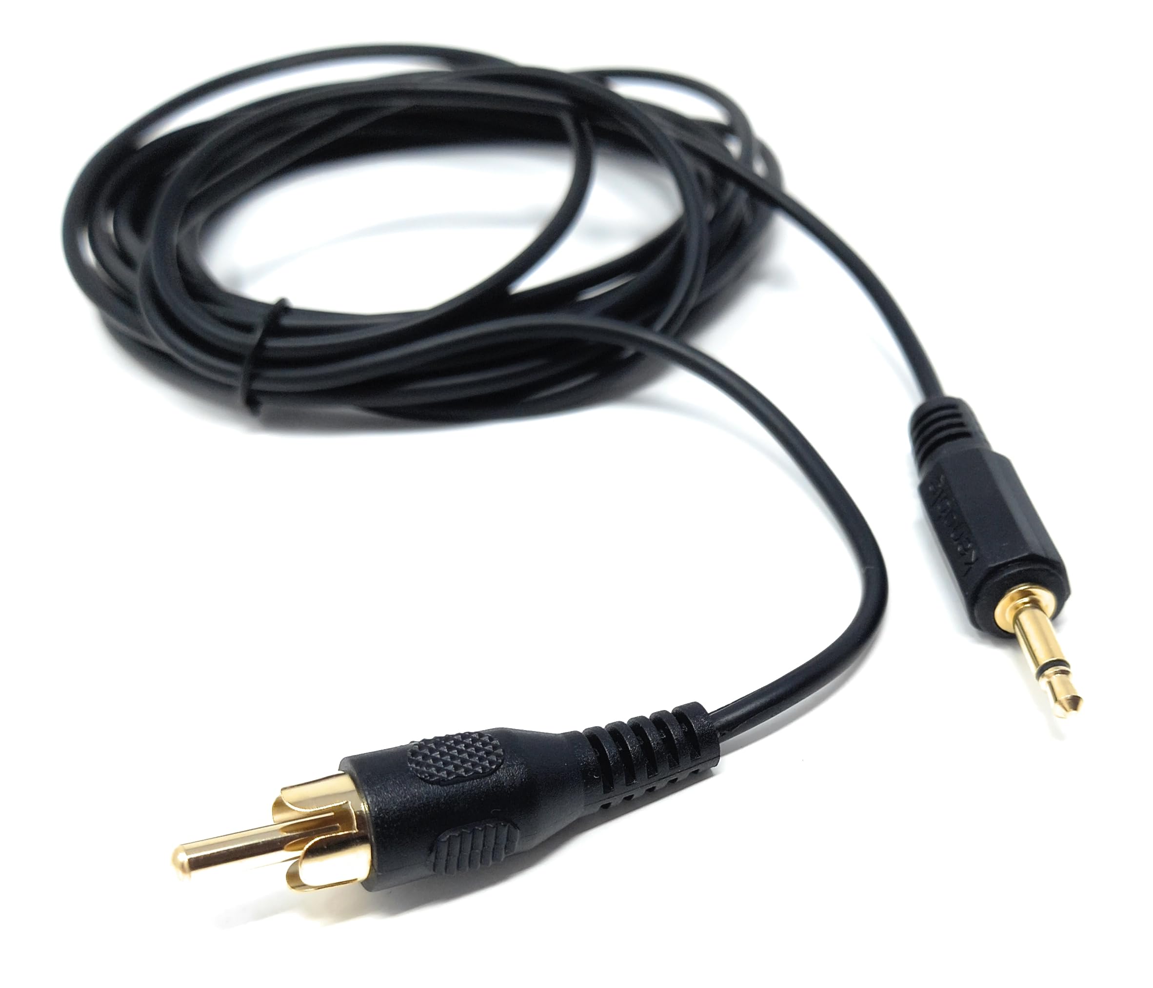 DRUT 3.5mm Mono Jack Plug To RCA Phono Single Plug Lead Cable