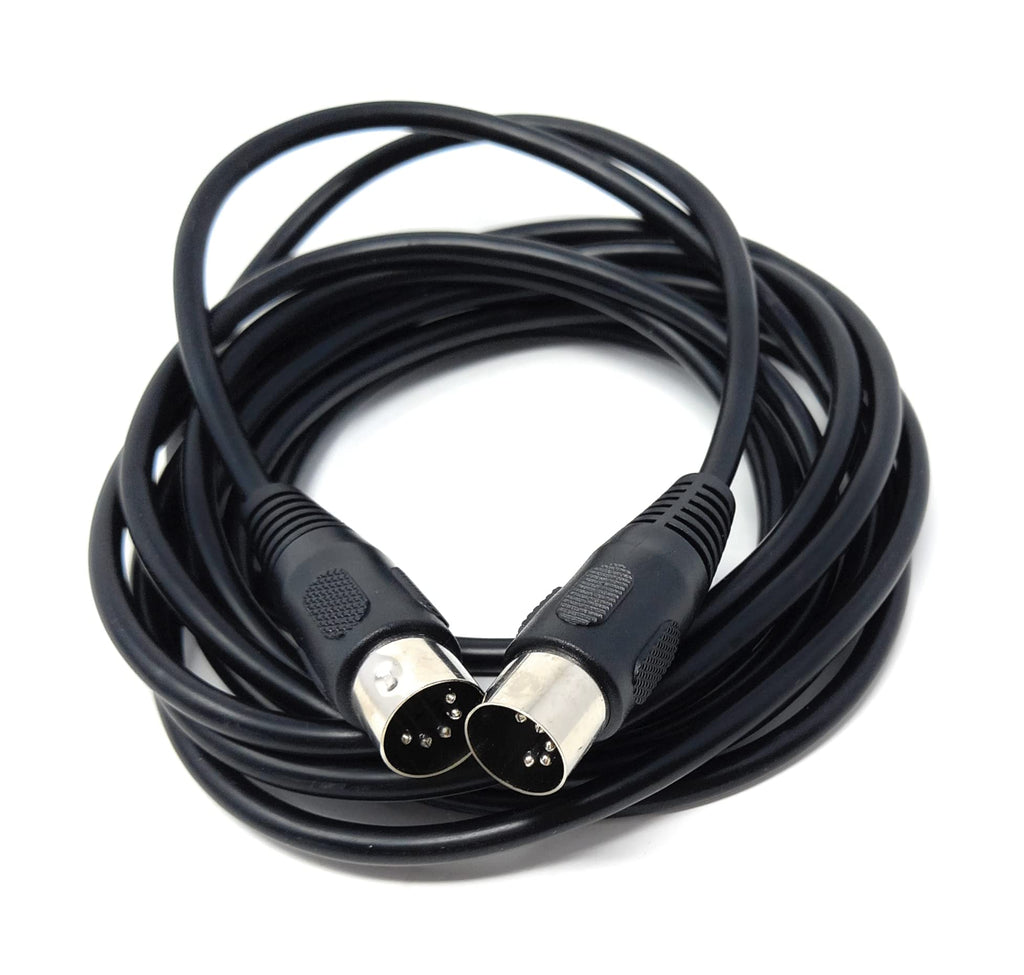 DRUT 5 Pin MIDI Male to Male DIN Plug Audio Cable for Music Instruments