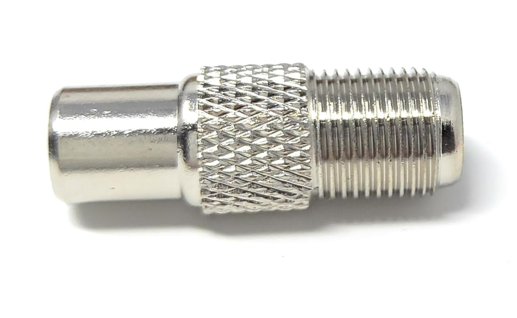 DRUT F-Type Female Socket to RCA Female RF Video TV Cable Lead Adapter