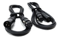 DRUT 2-Pack XLR Microphone Cables – XLR Male to Female Audio Leads for Mic, Mixer, Amplifier, DJ, Speaker, and Sound Console Connections