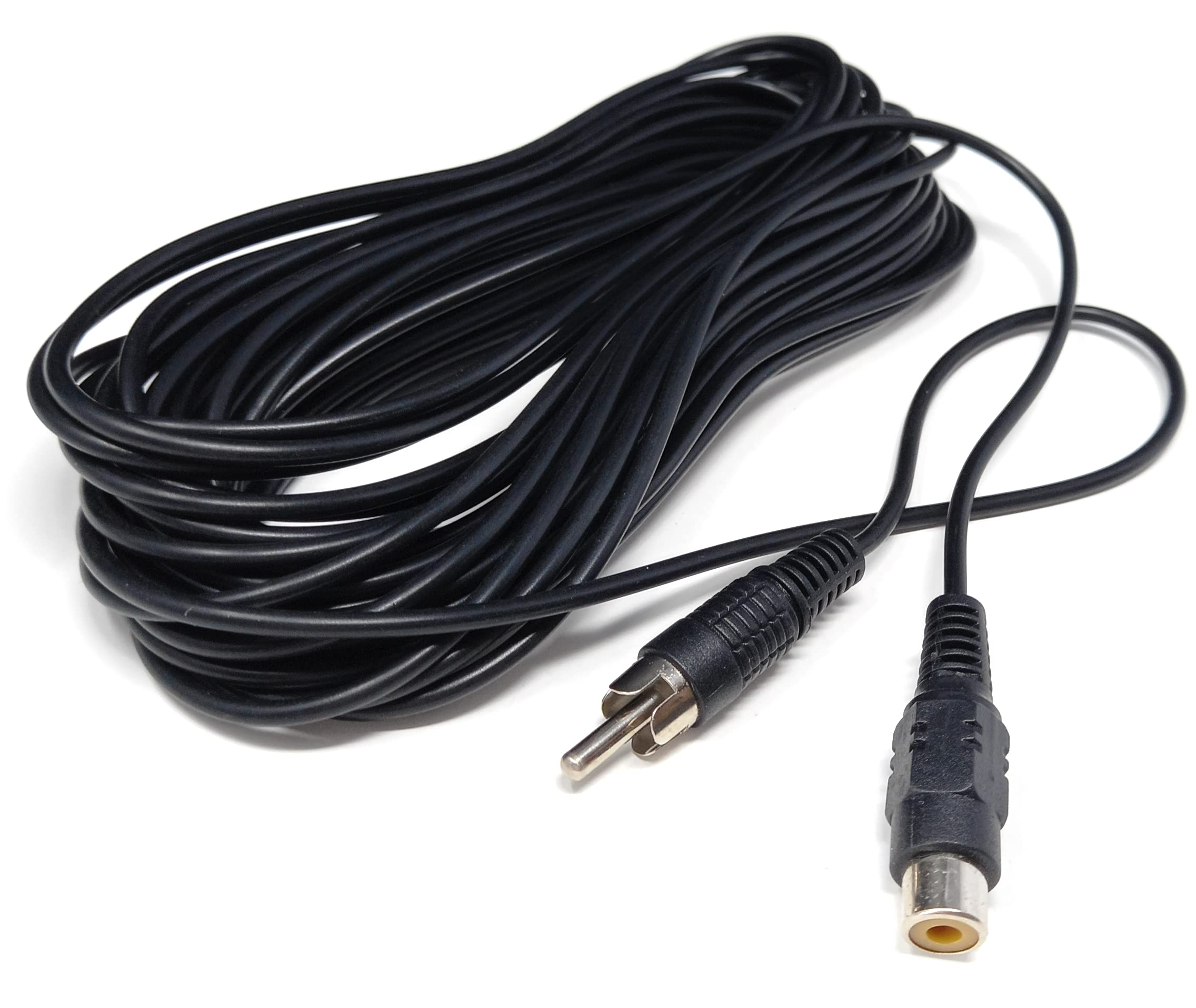 DRUT RCA to RCA Socket Mono Single Phono Extension Cable HI-FI/TV Audio Video Lead Cord