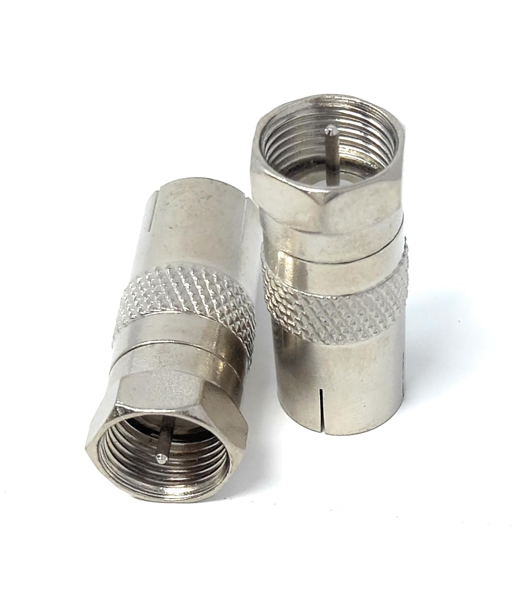 DRUT RF Female Coax Socket to F Type Screw Male Plug Adapter Converter for TV, Satellite Cable