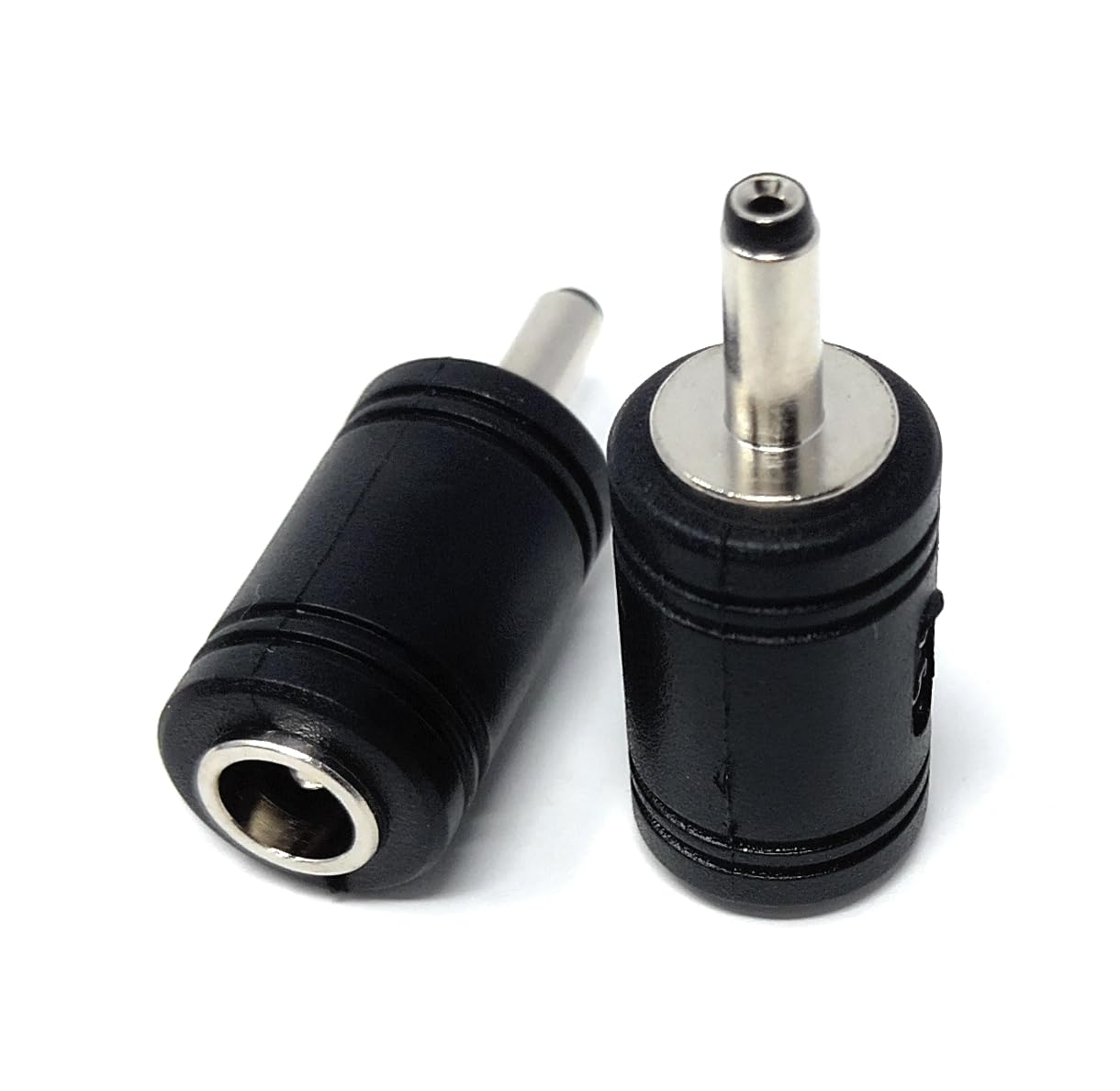 DRUT 3.5mm x 1.3mm Jack to 5.5 x 2.5mm DC In Line Socket, Jack to DC Jack Plug Cable Converter Adapter