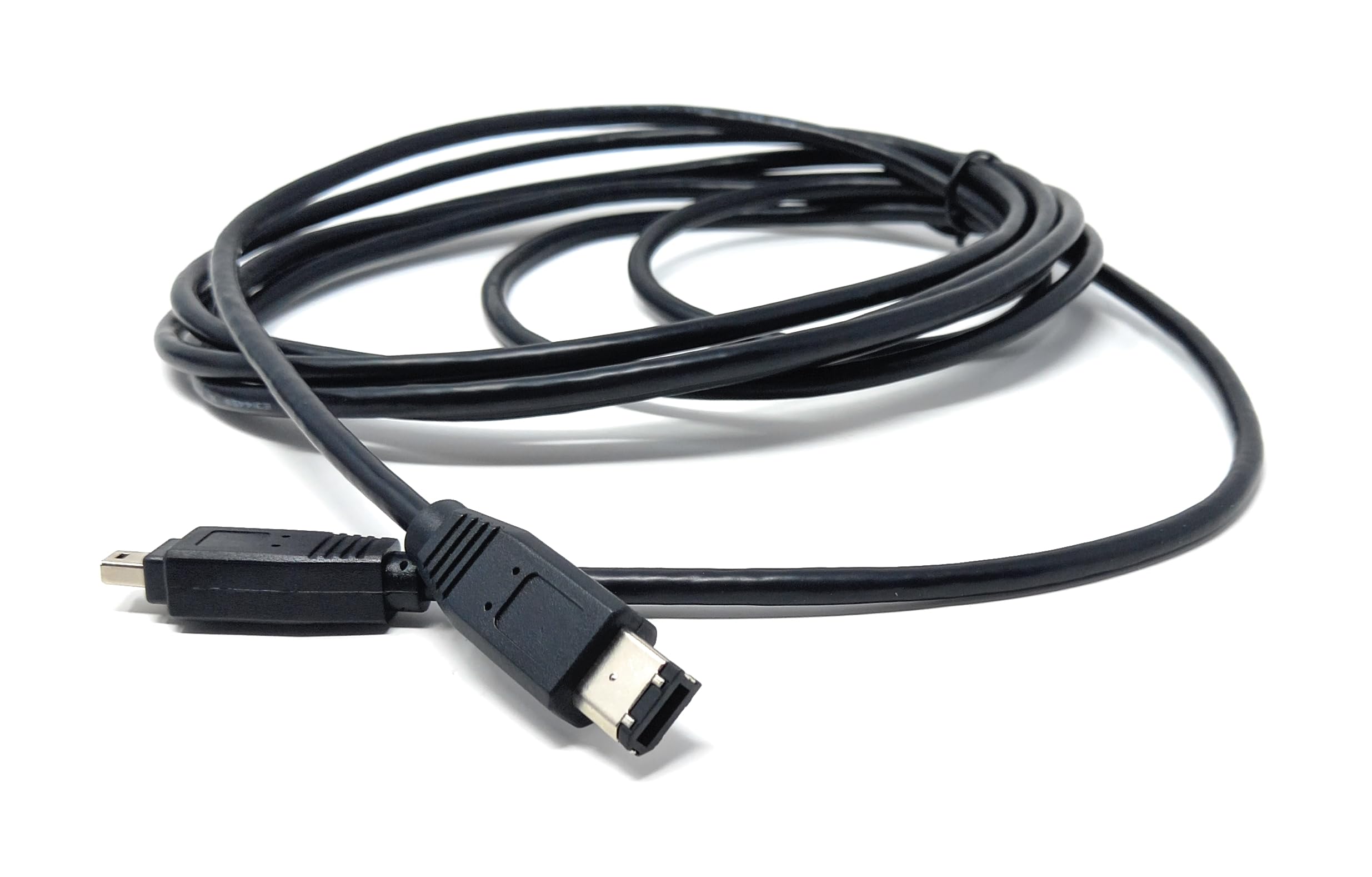 DRUT Firewire 6 Pin to 4 Pin Male Cable (400 IEEE 1394) Lead for Connecting Digital Camera, Camcorders to a PC or Laptop