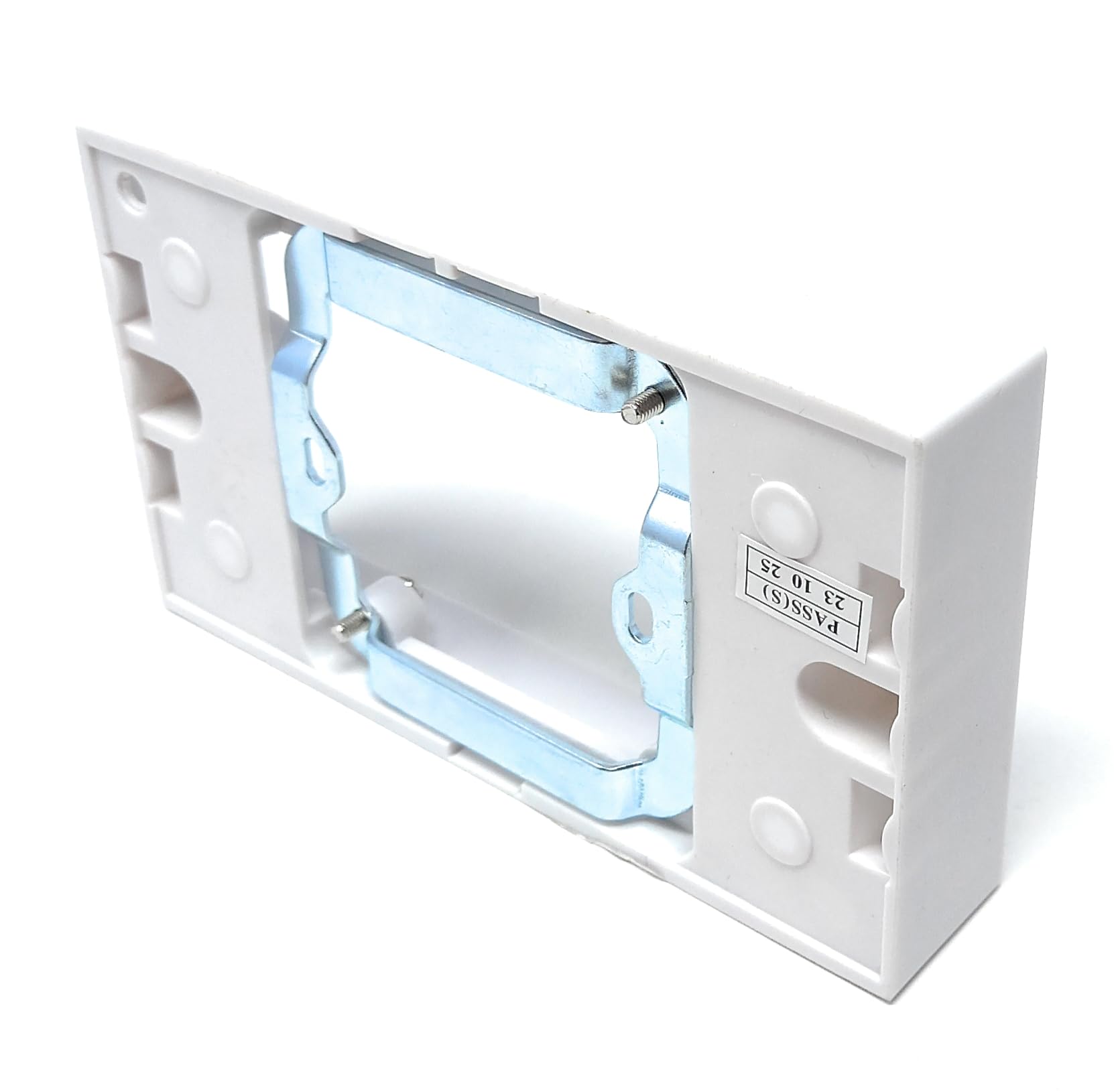 Single Gang Wall Socket to Double Wall Gang Socket Converter Faceplate, Providing Additional Outlets