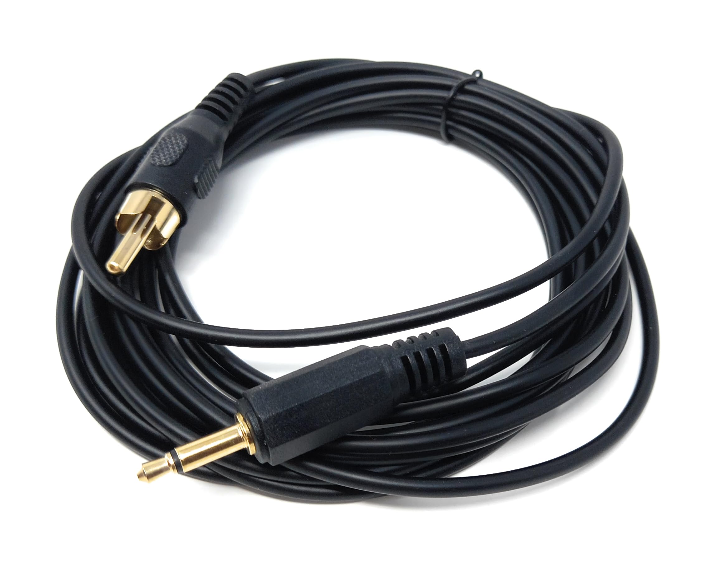 DRUT 3.5mm Mono Jack Plug To RCA Phono Single Plug Lead Cable