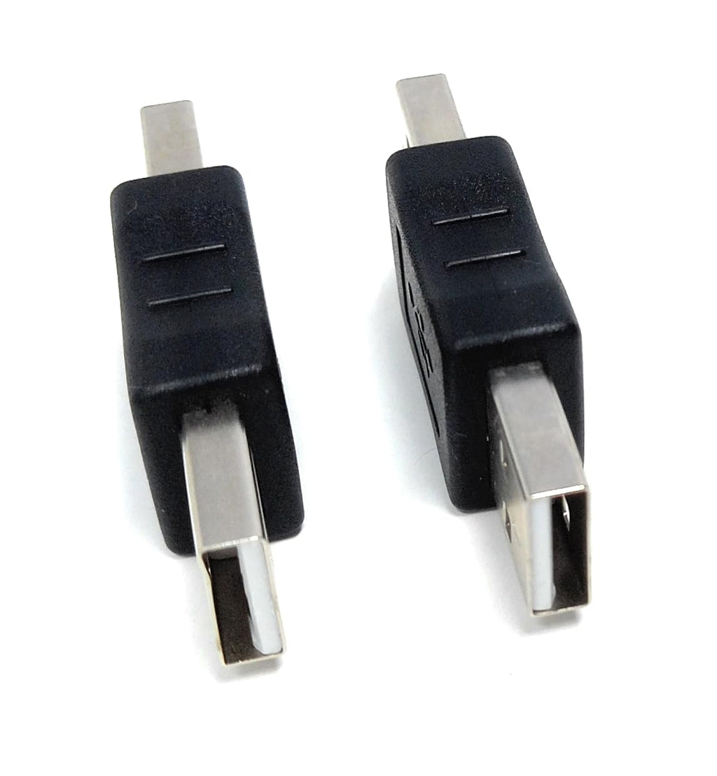 DRUT USB Coupler 2.0 Male to Male Converter Adapter Connector, Gender Changer, Cable Lead Joiner