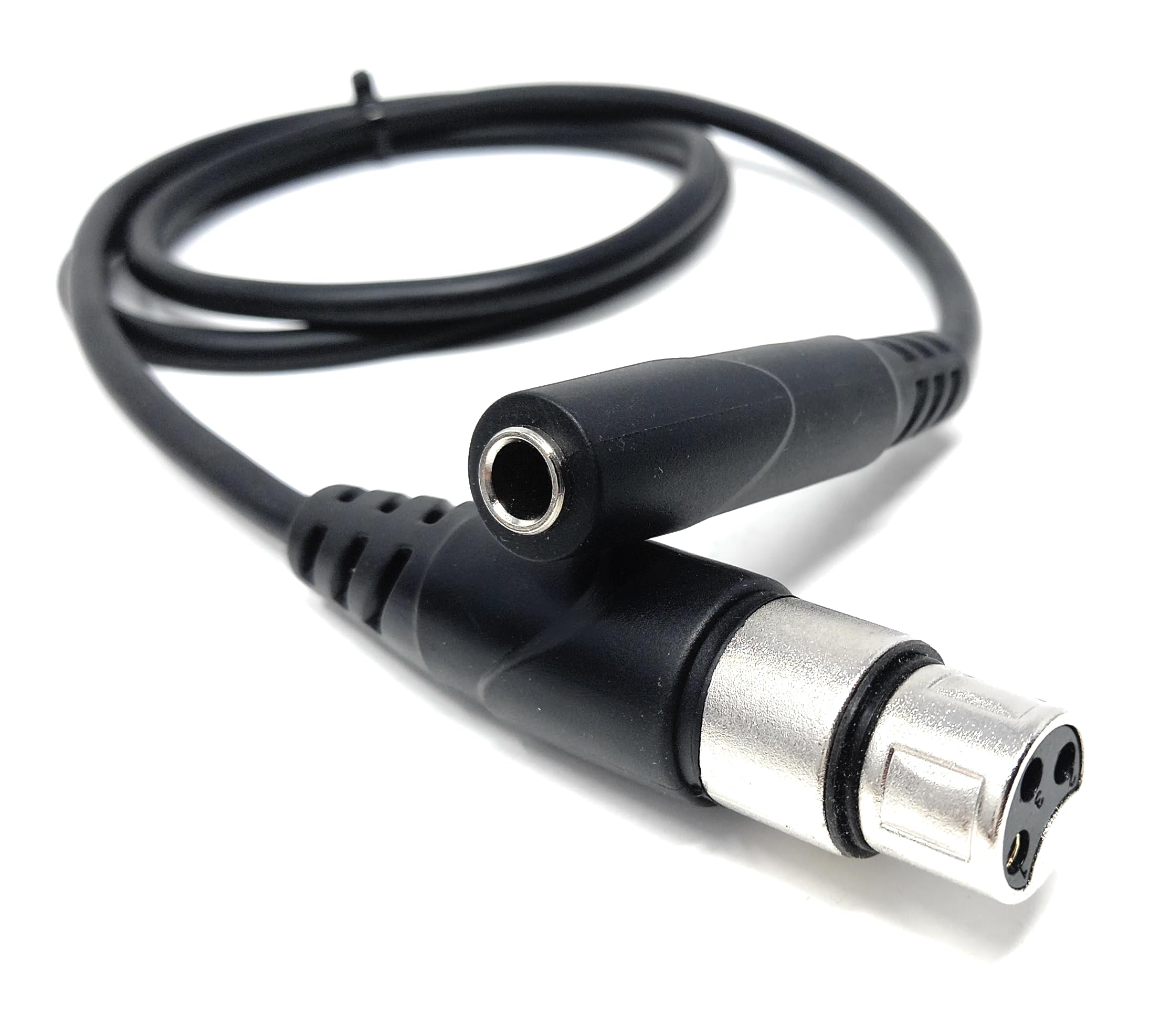 6.35mm (1/4") Stereo Jack Socket to 3-Pin XLR Female Adapter Cable – Audio Converter for Mixers, Controllers, DJ & Pro Sound Equipment
