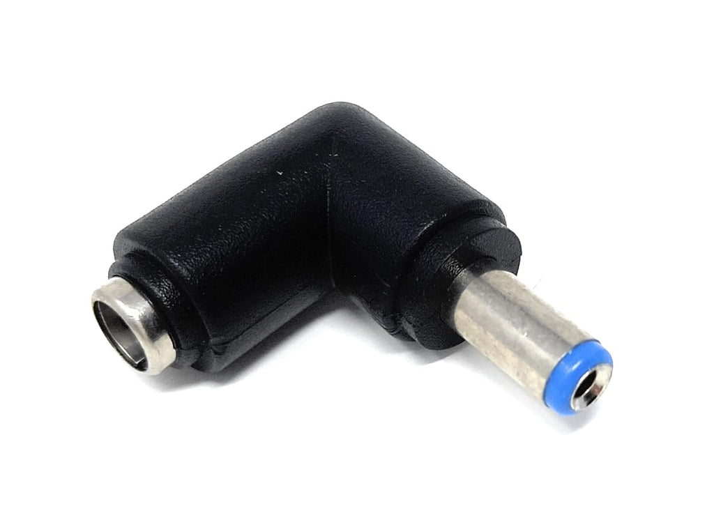 DRUT 5.5mm x 2.1mm Right Angle Adapter DC Power Female to Male Plug for CCTV, LEDs Lights, Music Instruments