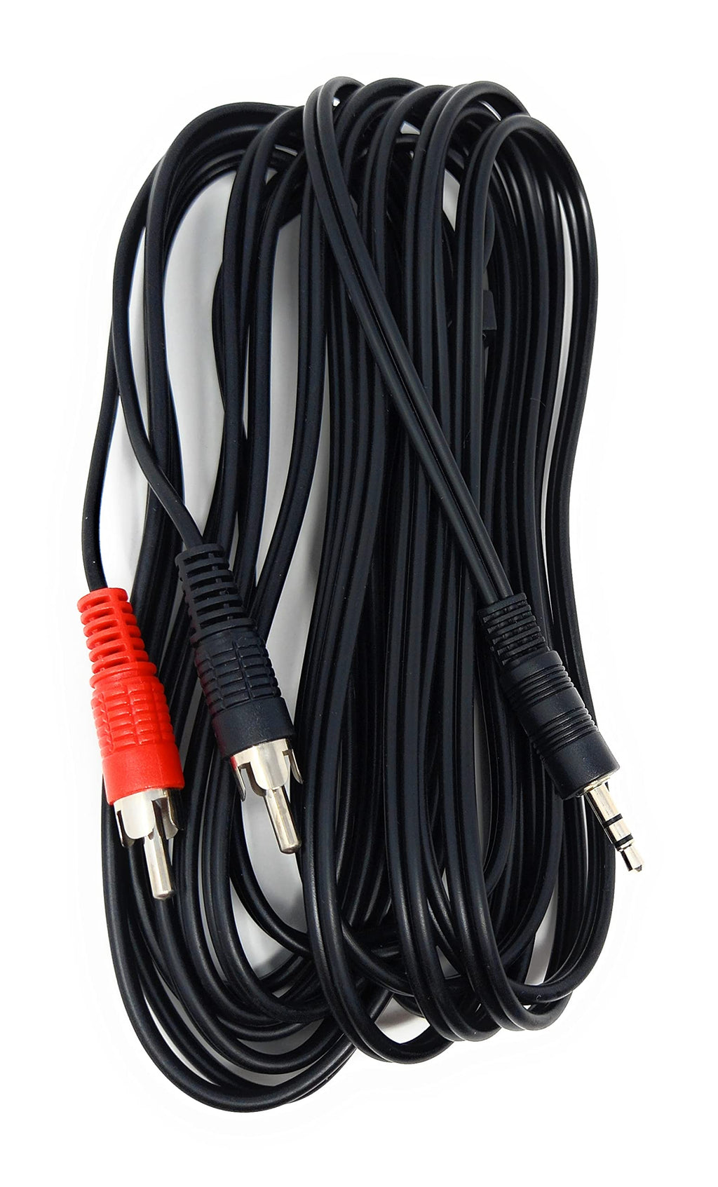 DRUT 3.5mm to Twin RCA Stereo Aux Phono Audio Cable Mini Jack Lead Cord Y Splitter Headphone Cord RCA Y Splitter Adapter