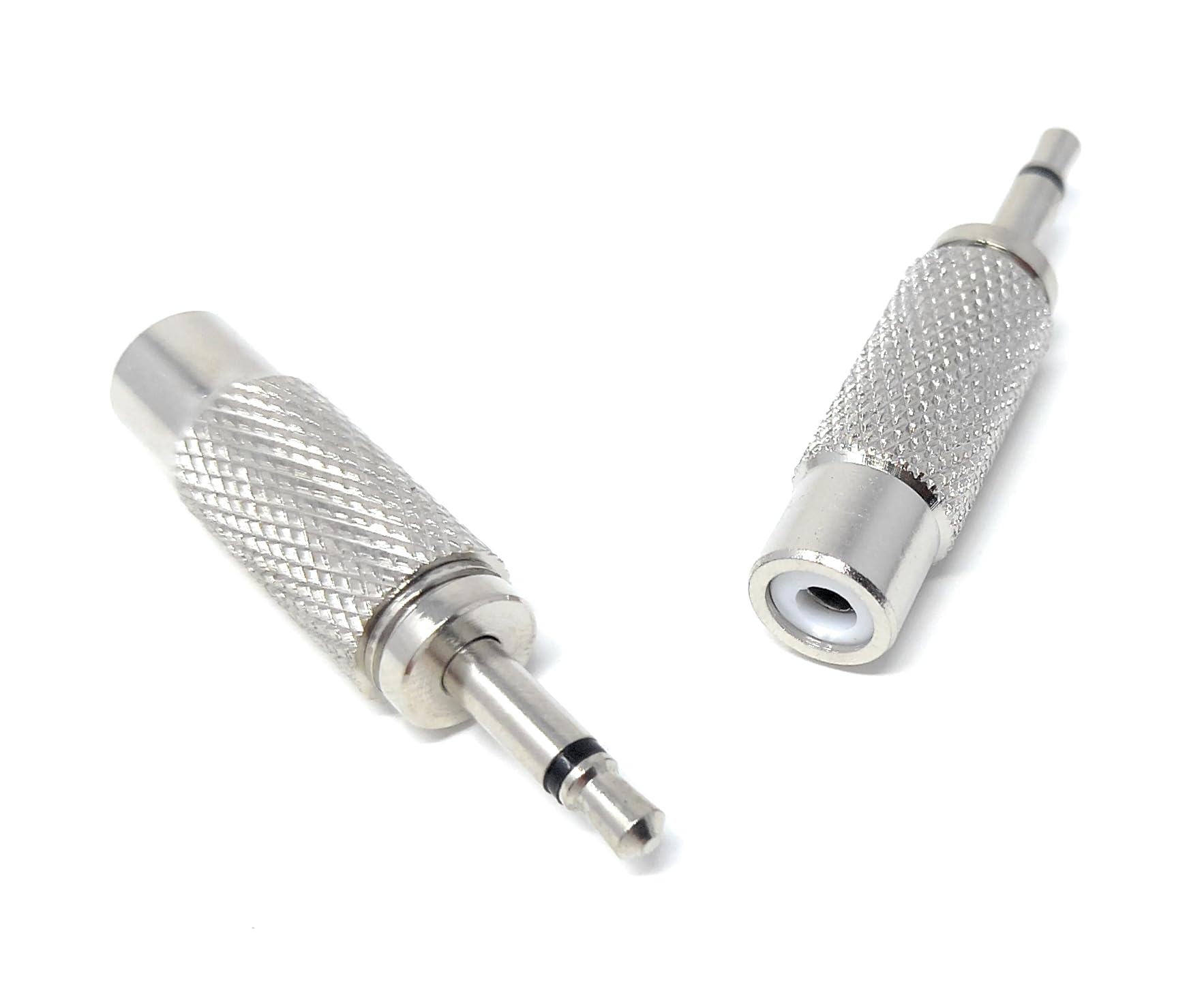 DRUT 3.5mm Mono Jack Plug to RCA Phono Socket Male to Female Adapter