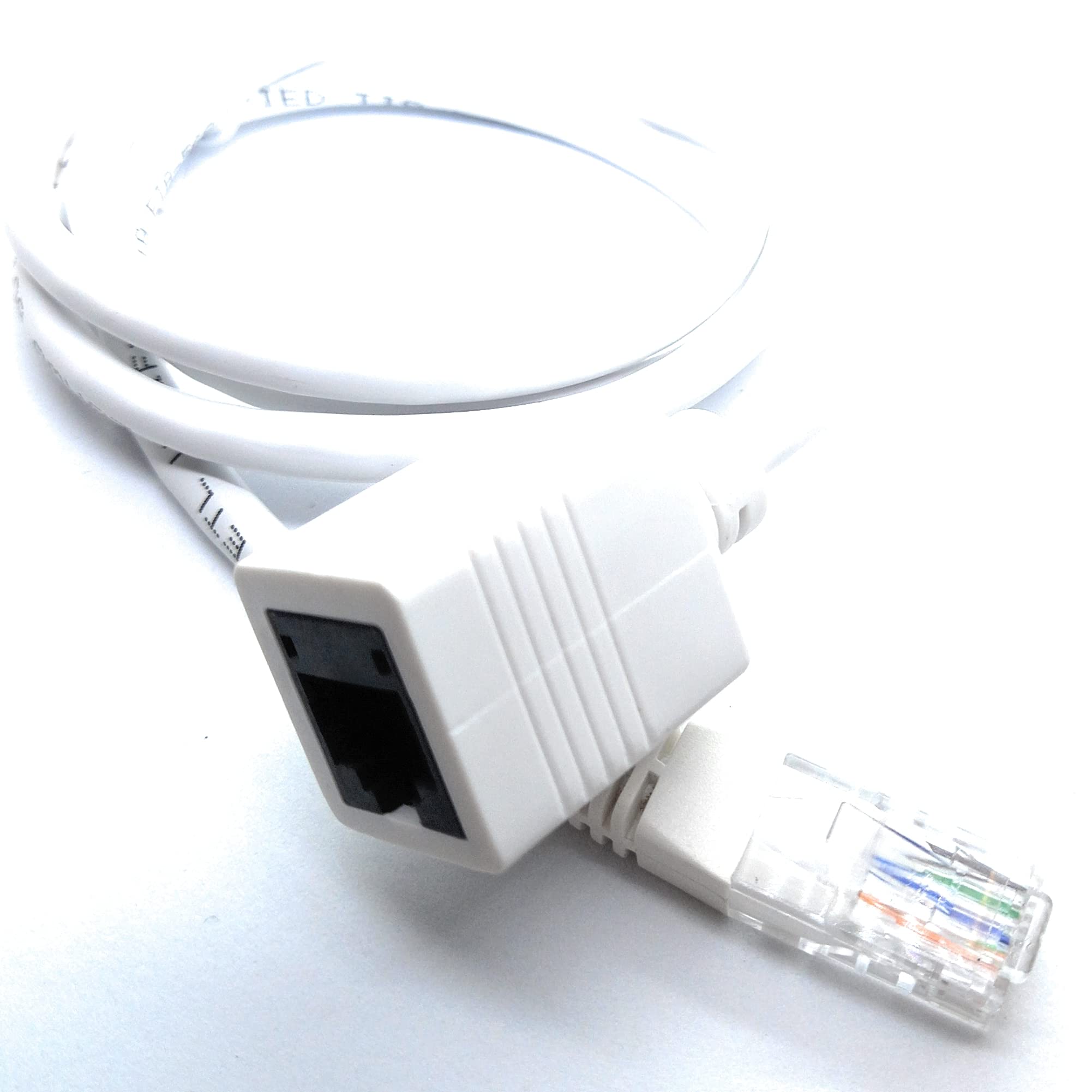 DRUT Cat5e Ethernet Extension Cable - RJ45 UTP Male to Female Network Patch Lead for Internet, LAN, and Computer Connections