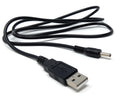DRUT USB to 1.3mm x 3.5mm DC Power Cable Lead 5v 2.1A 2100mA