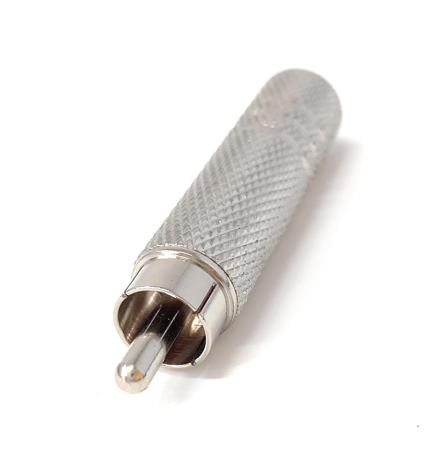 6.35mm Female to RCA Male Audio Adapter, Mono Connector, Metal Construction for Amplifiers, Mixers, Instruments, DJ, AV Equipment