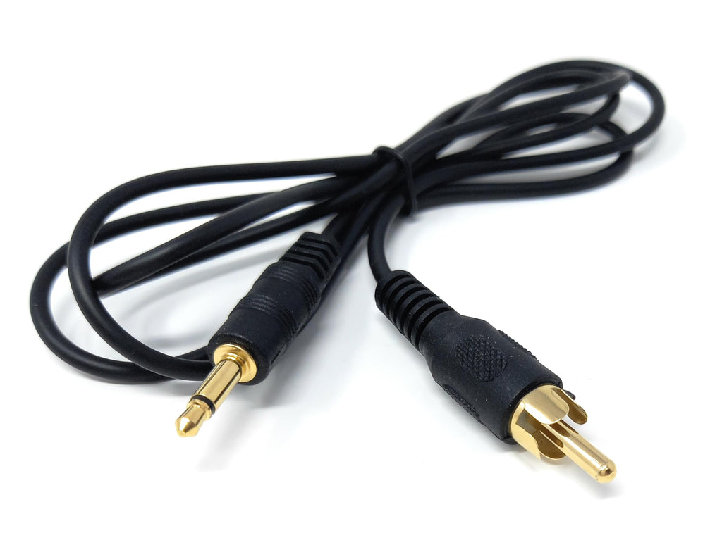 DRUT 3.5mm Mono Jack Plug To RCA Phono Single Plug Lead Cable