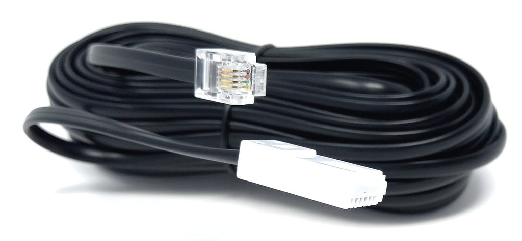 DRUT BT to RJ11 4 Wire (431A) Male to Male UK Telephone Modem Lead Cable