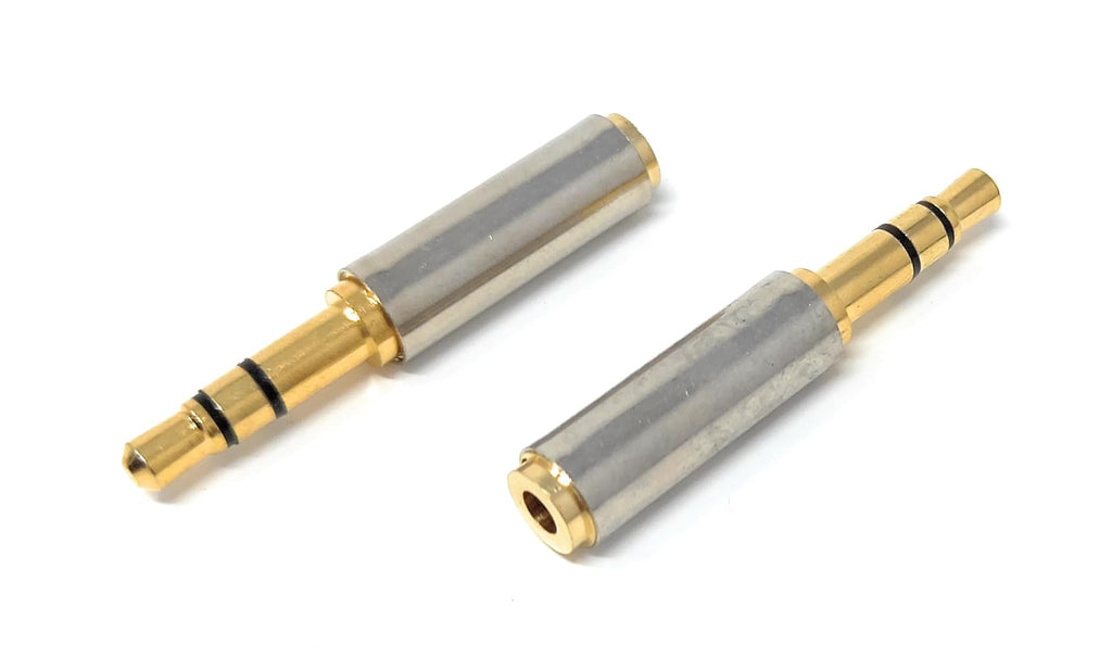 DRUT 2.5mm Stereo Socket to 3.5mm Headphone Jack Plug Audio Adapter Cable Converter