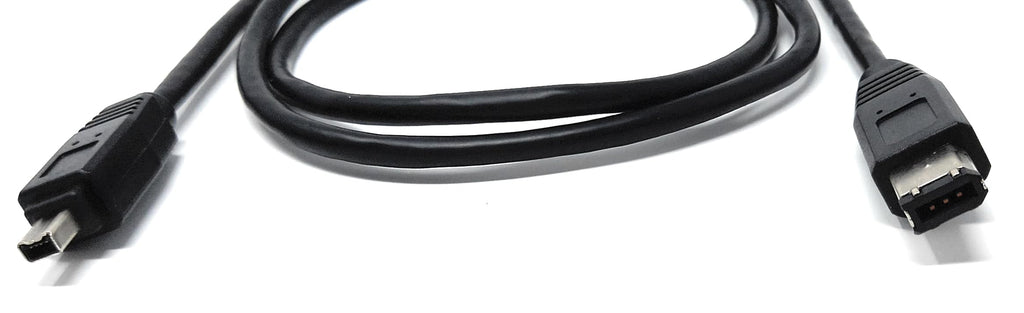 DRUT Firewire 6 Pin to 4 Pin Male Cable (400 IEEE 1394) Lead for Connecting Digital Camera, Camcorders to a PC or Laptop