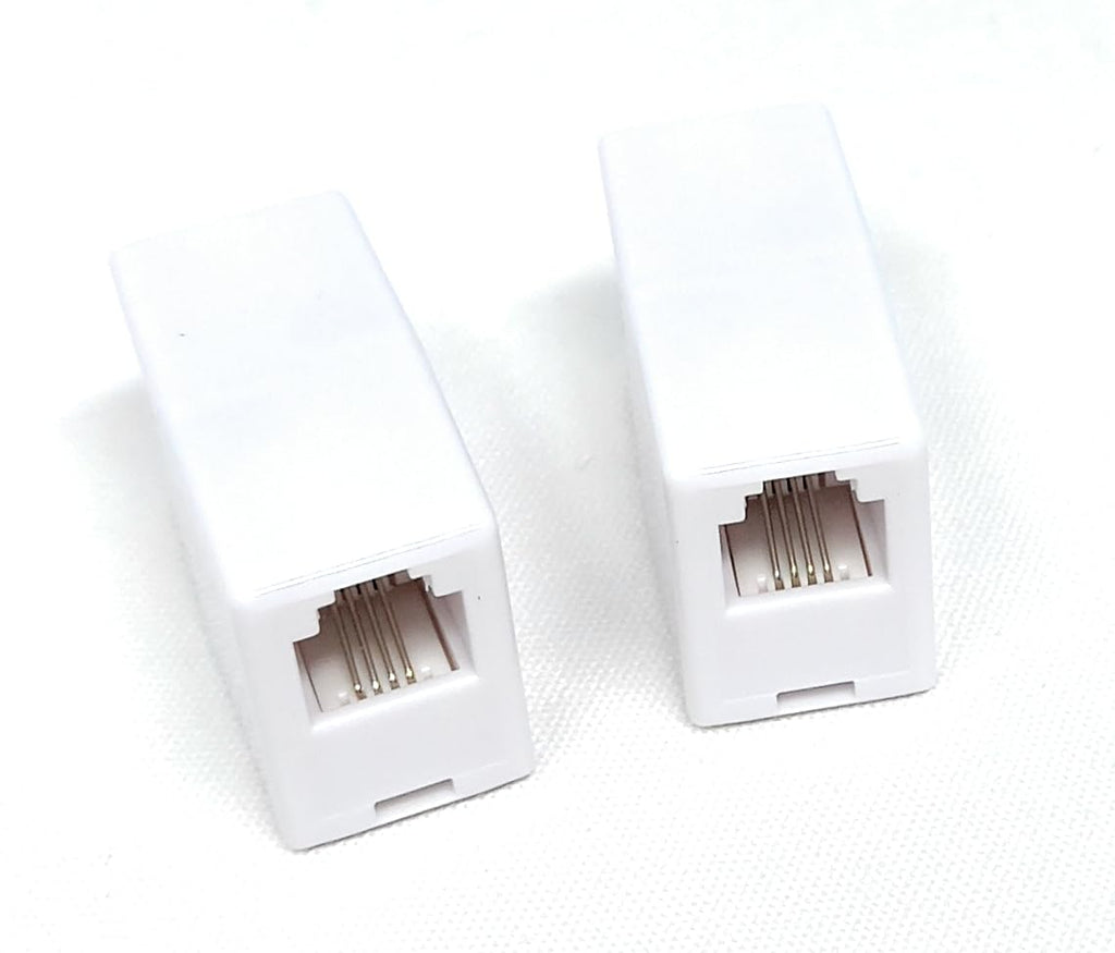 DRUT RJ12 (RJ11) 6P6C 6 Pin Female Coupler Adapter Cable Joining, Gender Changer, Extender
