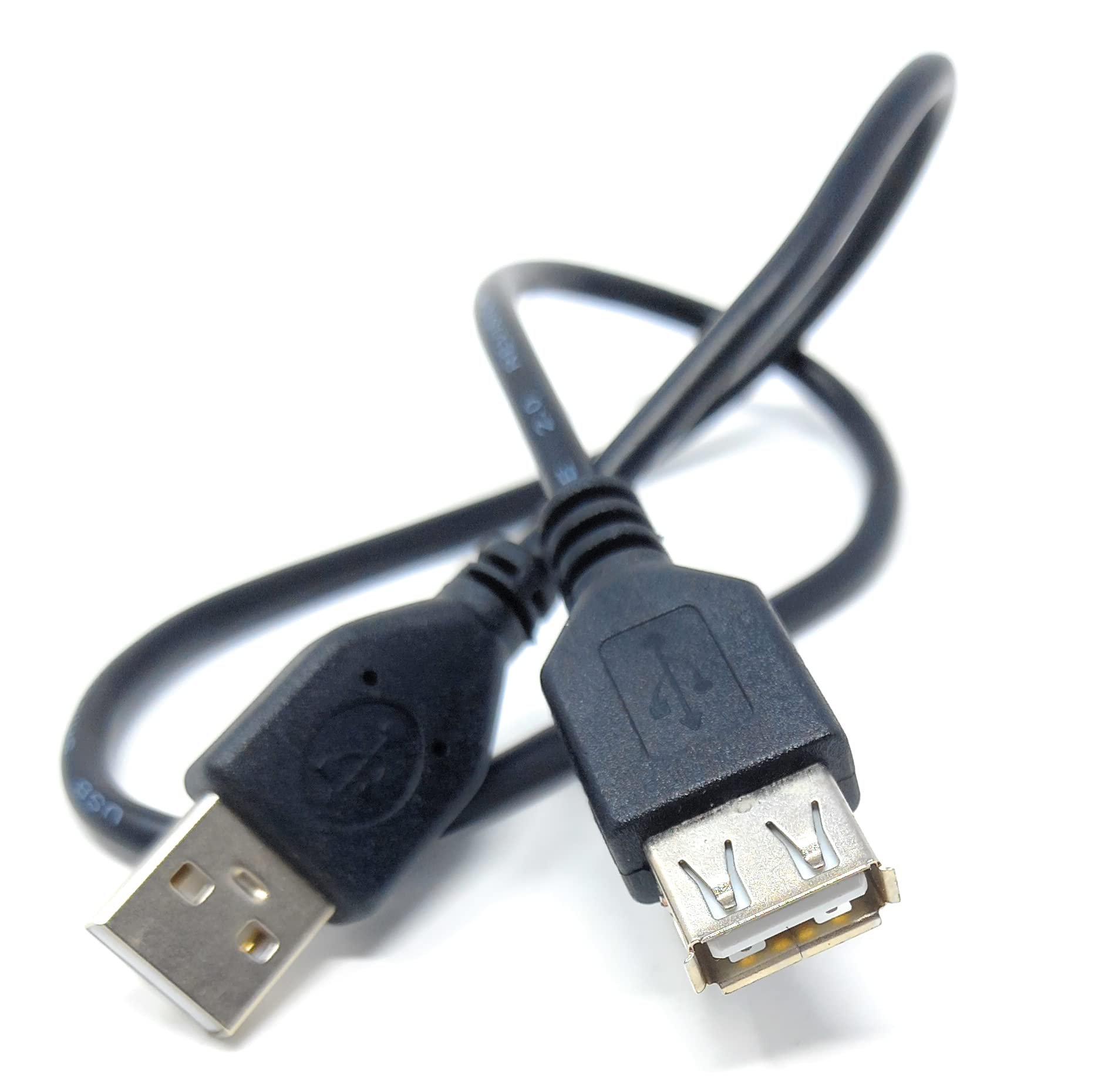 DRUT USB Male to USB Female 2.0 24AWG High Speed EXTENSION Cable A Plug to Socket