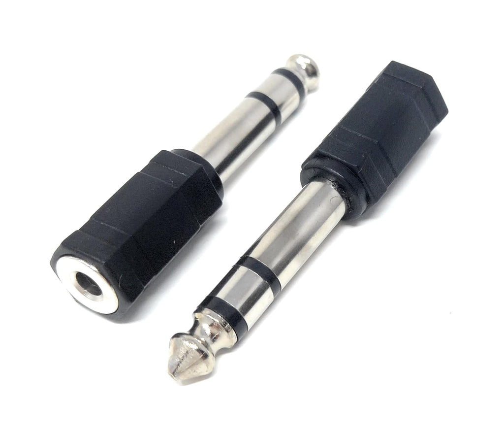 DRUT 6.35mm Stereo Jack to 3.5mm MONO Socket Converter Cable Adapter