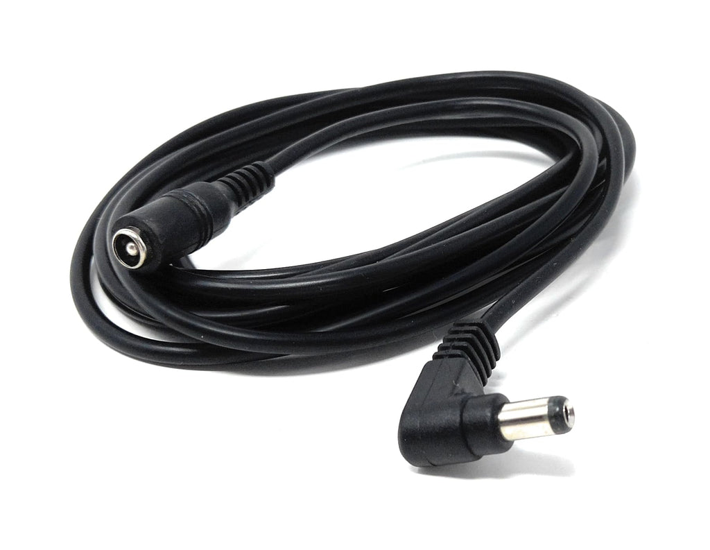 Right Angled 5.5mm x 2.5mm DC Power Extension Cable – Male to Female Adapter for CCTV, LED Signs, Solar-Powered Devices, and More
