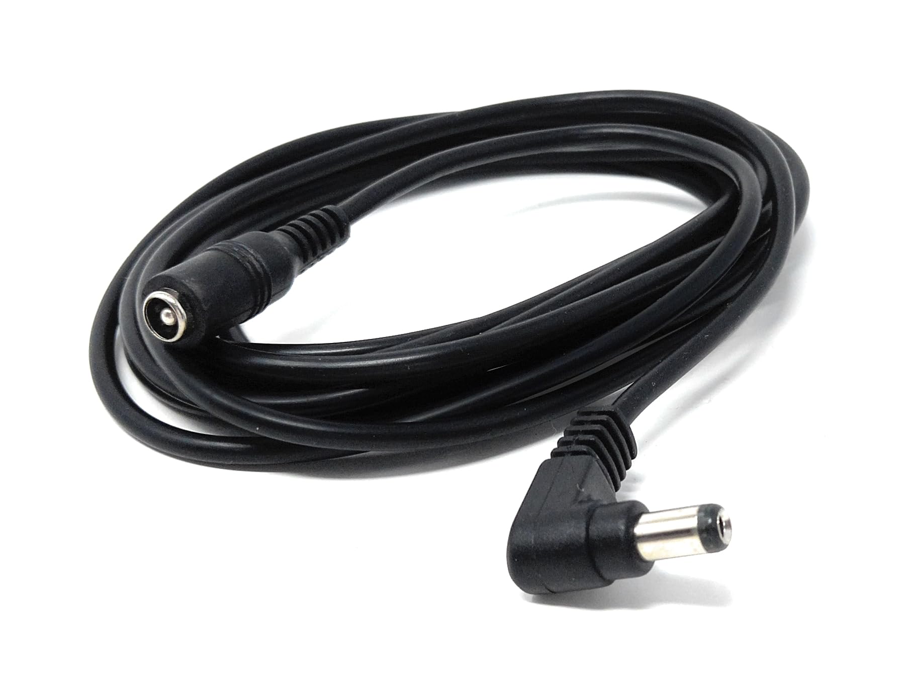 Right Angled 5.5mm x 2.5mm DC Power Extension Cable – Male to Female Adapter for CCTV, LED Signs, Solar-Powered Devices, and More
