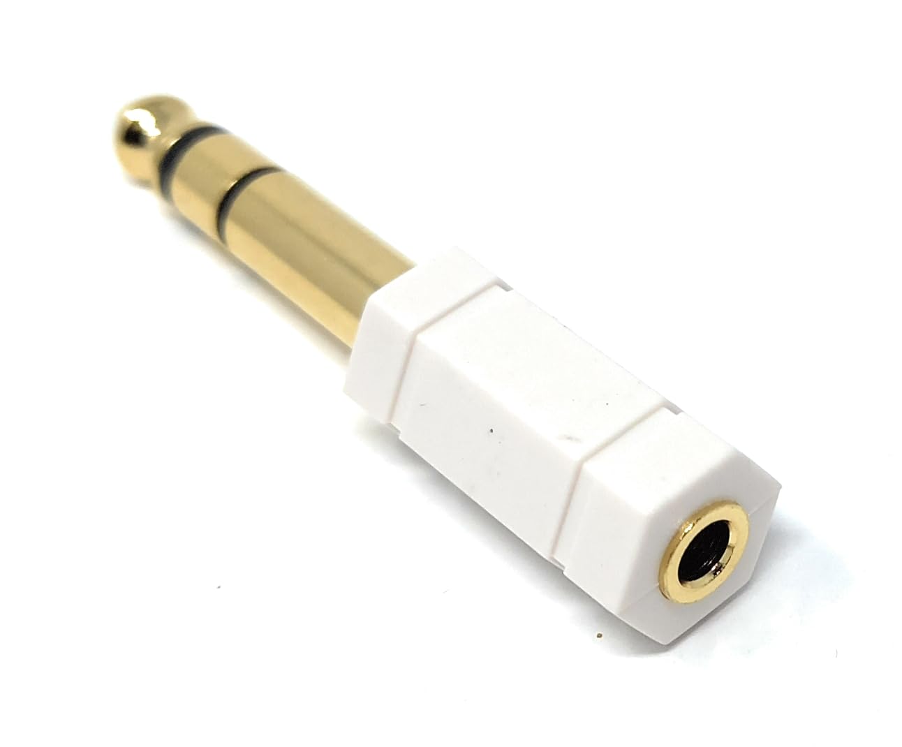 DRUT 3.5mm Stereo Socket to 6.35mm Stereo Jack Converter Cable Headphones Adapter
