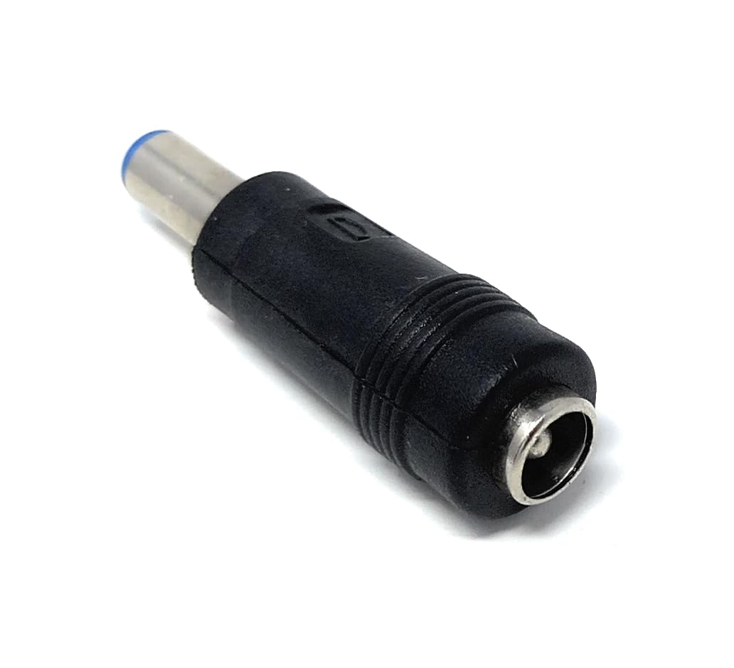 DRUT 5.5mm x 2.1mm Male Plug to 5.5mm x 2.5mm Female Socket DC Power Adapter Cable Lead Converter for CCTV, Led Lights, Music Instruments