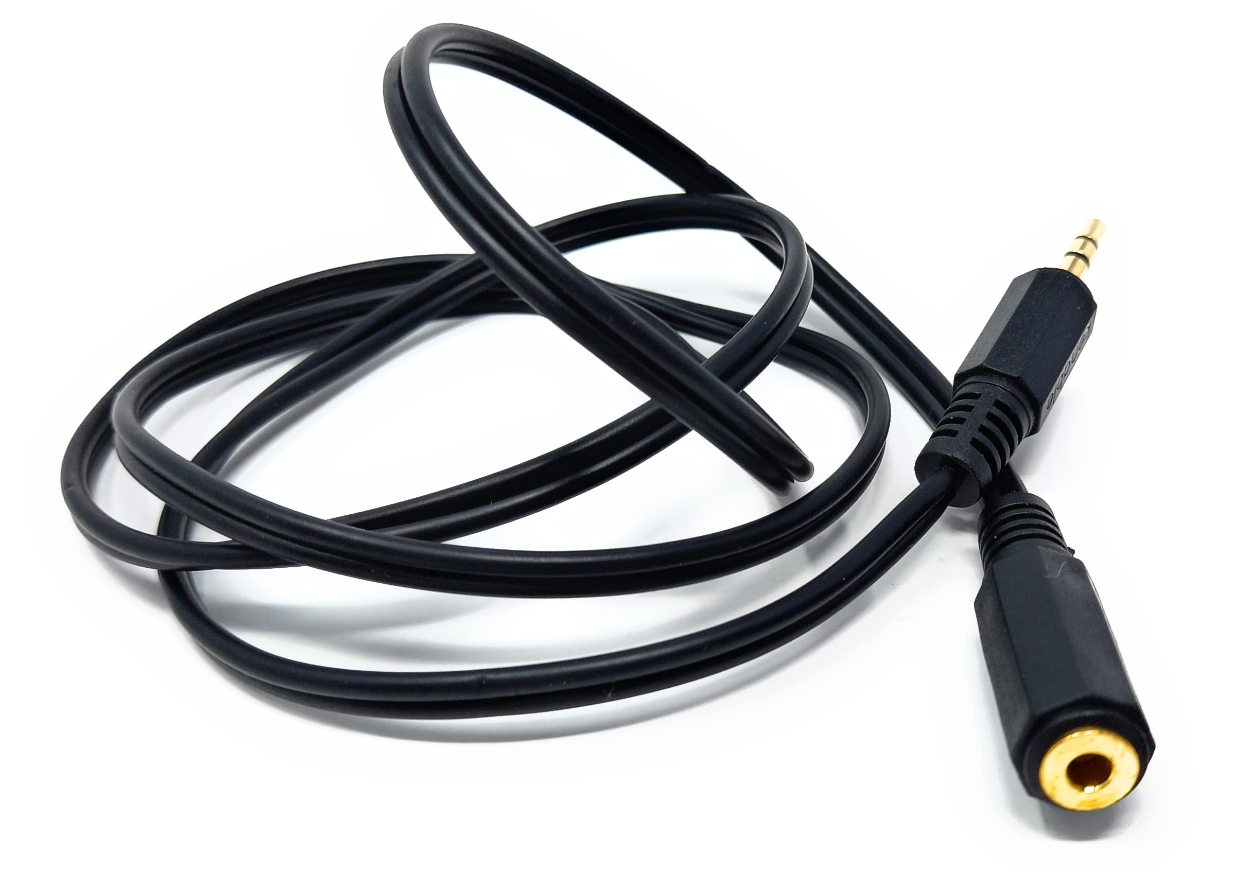 DRUT 3.5mm to 3.5mm Stereo Audio Extension Cable Lead Male to Female Gold Connectors