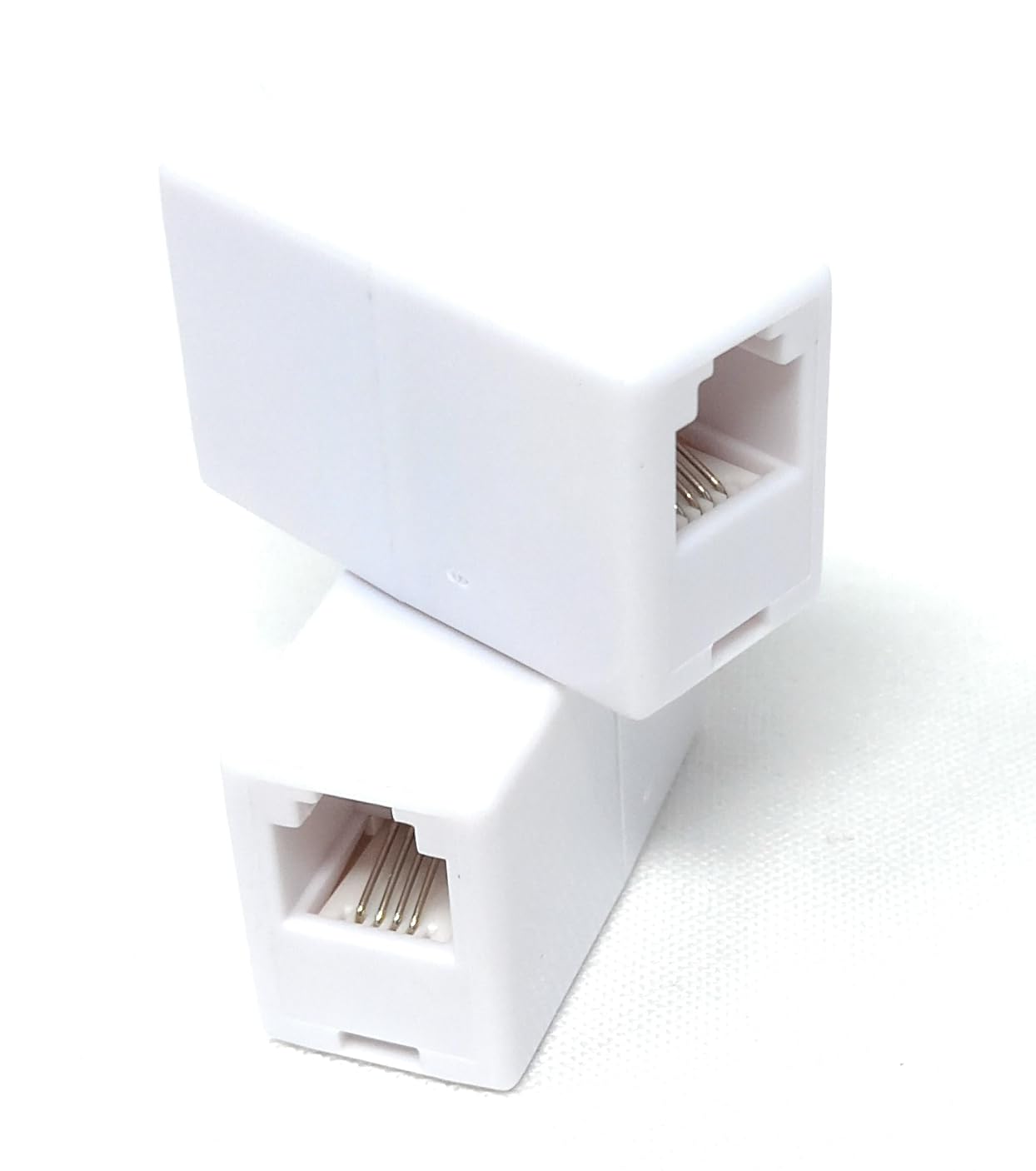DRUT RJ12 (RJ11) 6P6C 6 Pin Female Coupler Adapter Cable Joining, Gender Changer, Extender